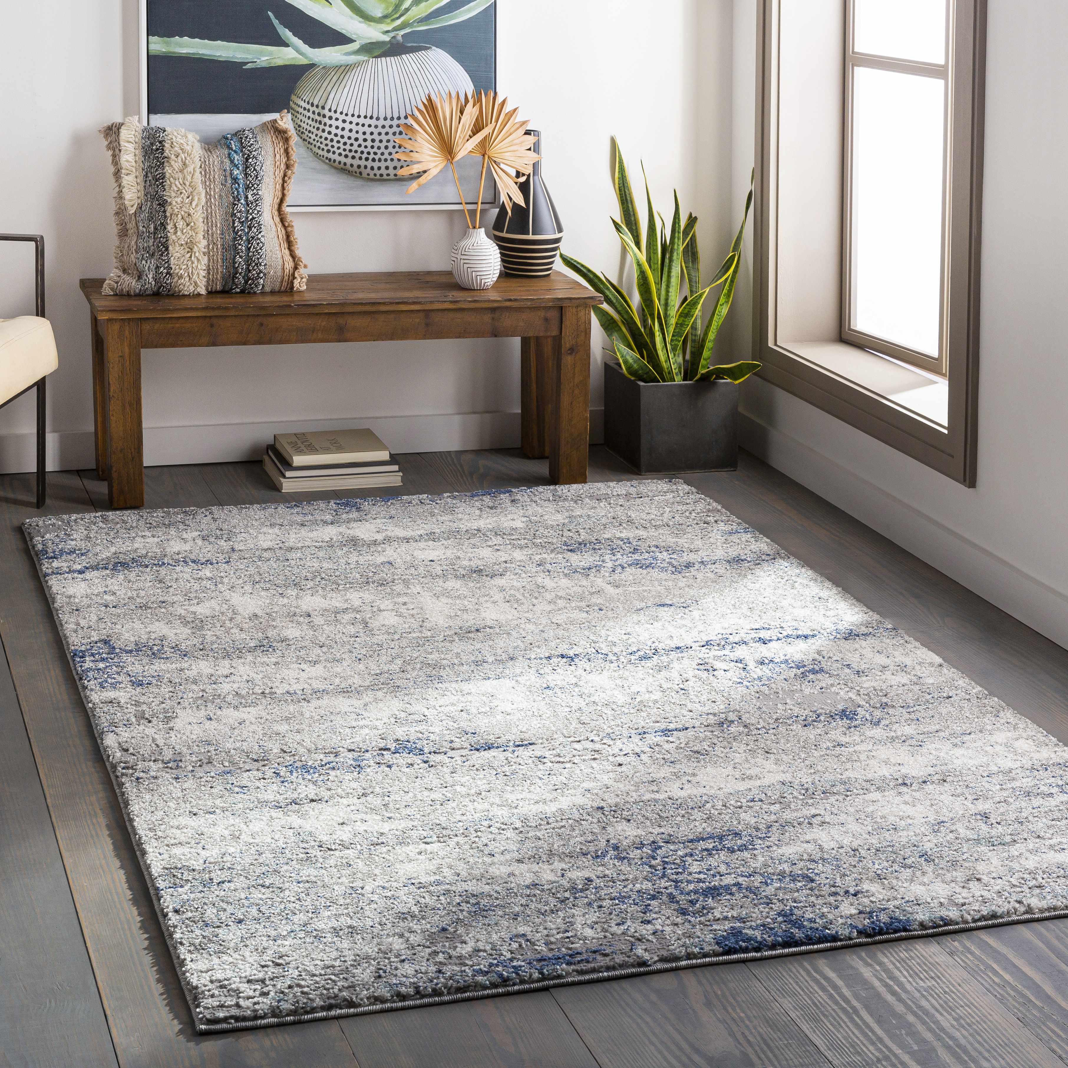 Jeju Thick Abstract Area Rug - Image 2