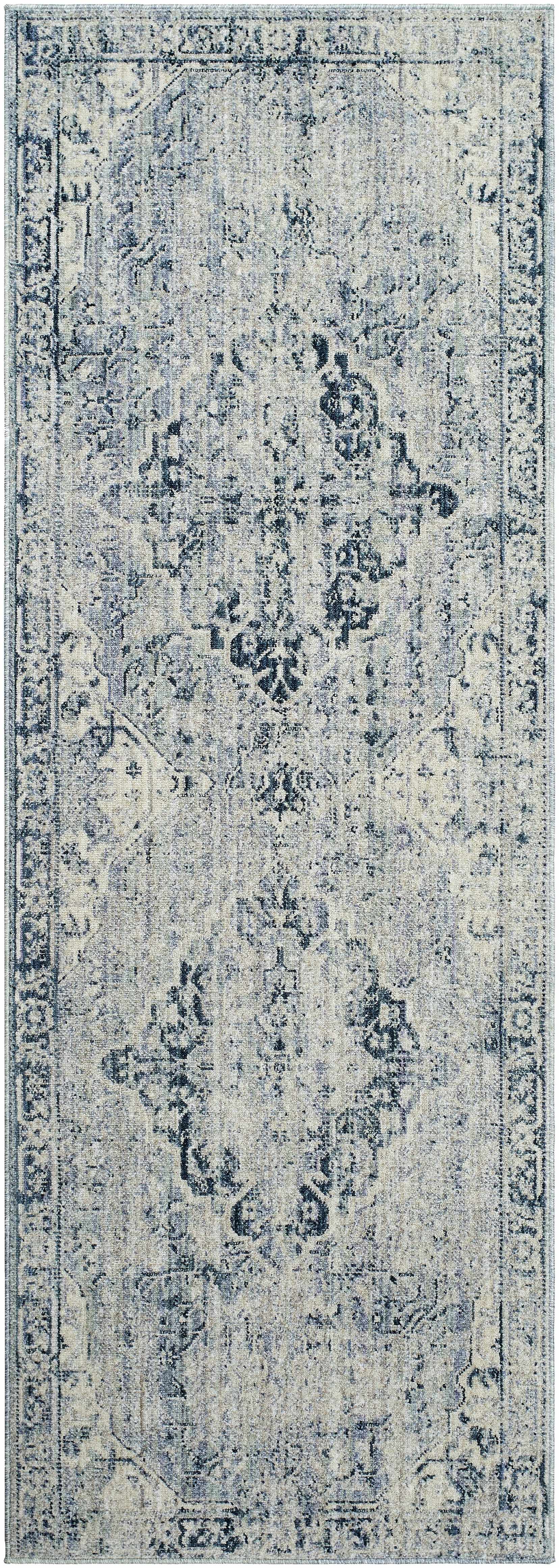 Jemma Blue Medallion Area Rug - Clearance - Image 3