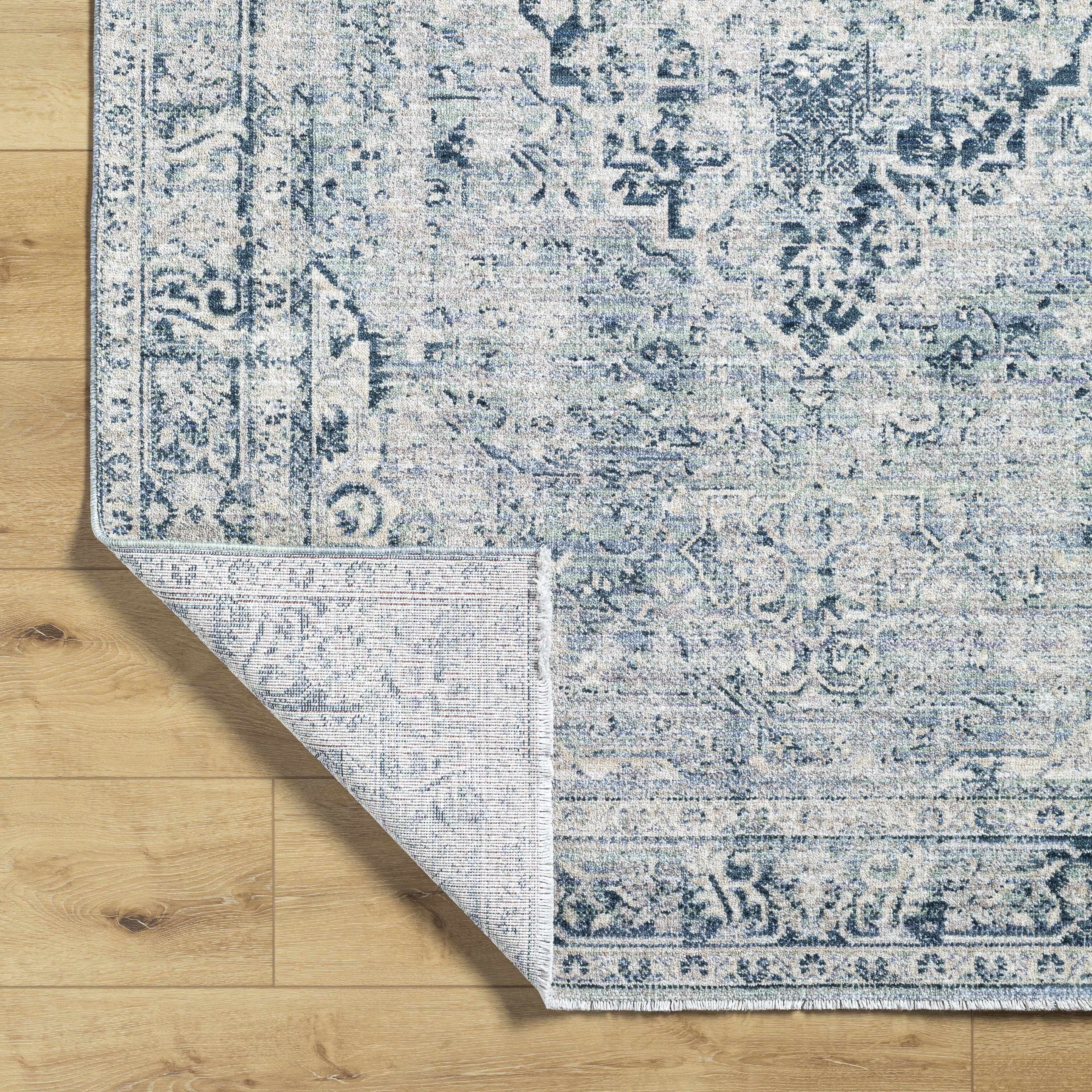Jemma Blue Medallion Area Rug - Clearance - Image 5