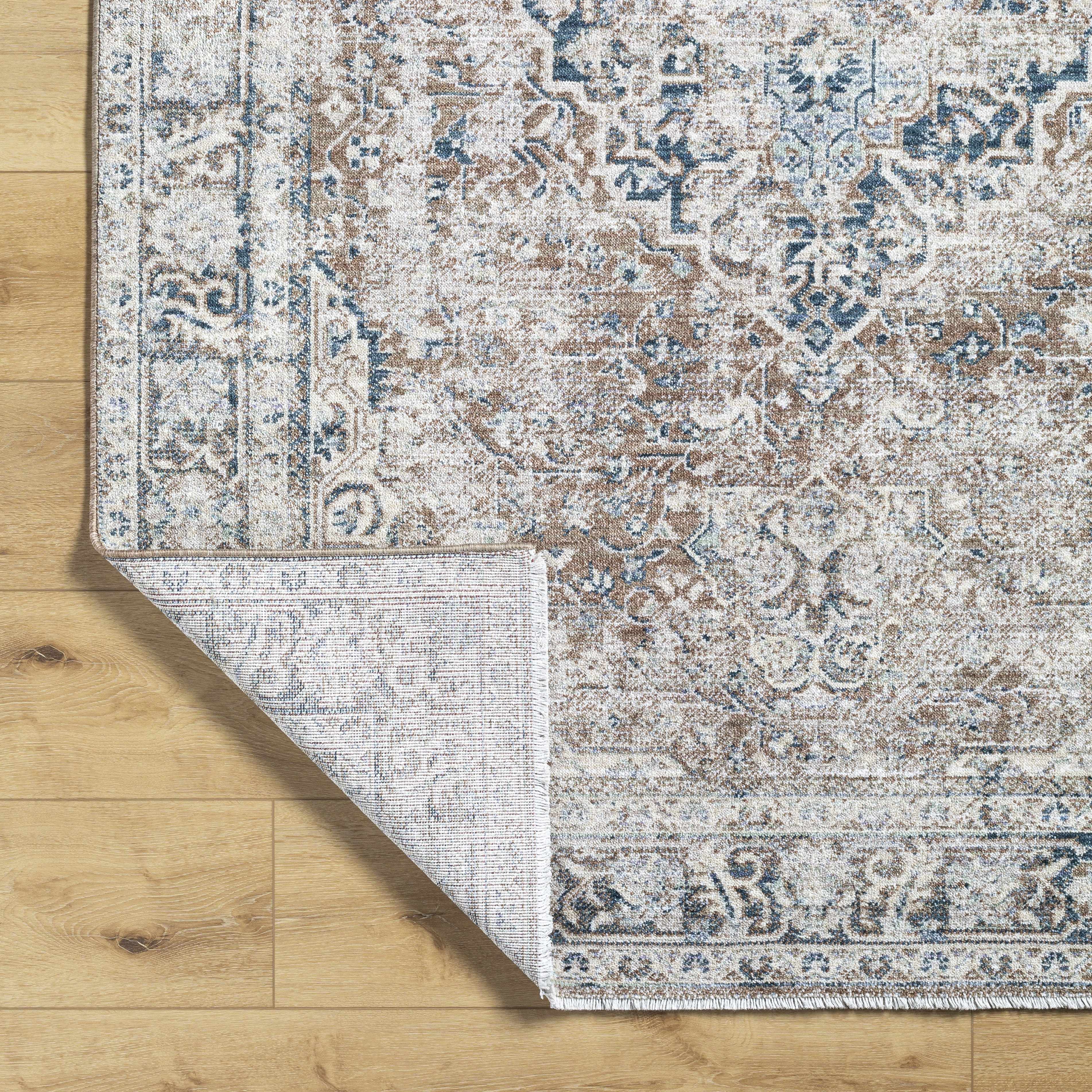 Jemma Brown Medallion Area Rug - Clearance - Image 4