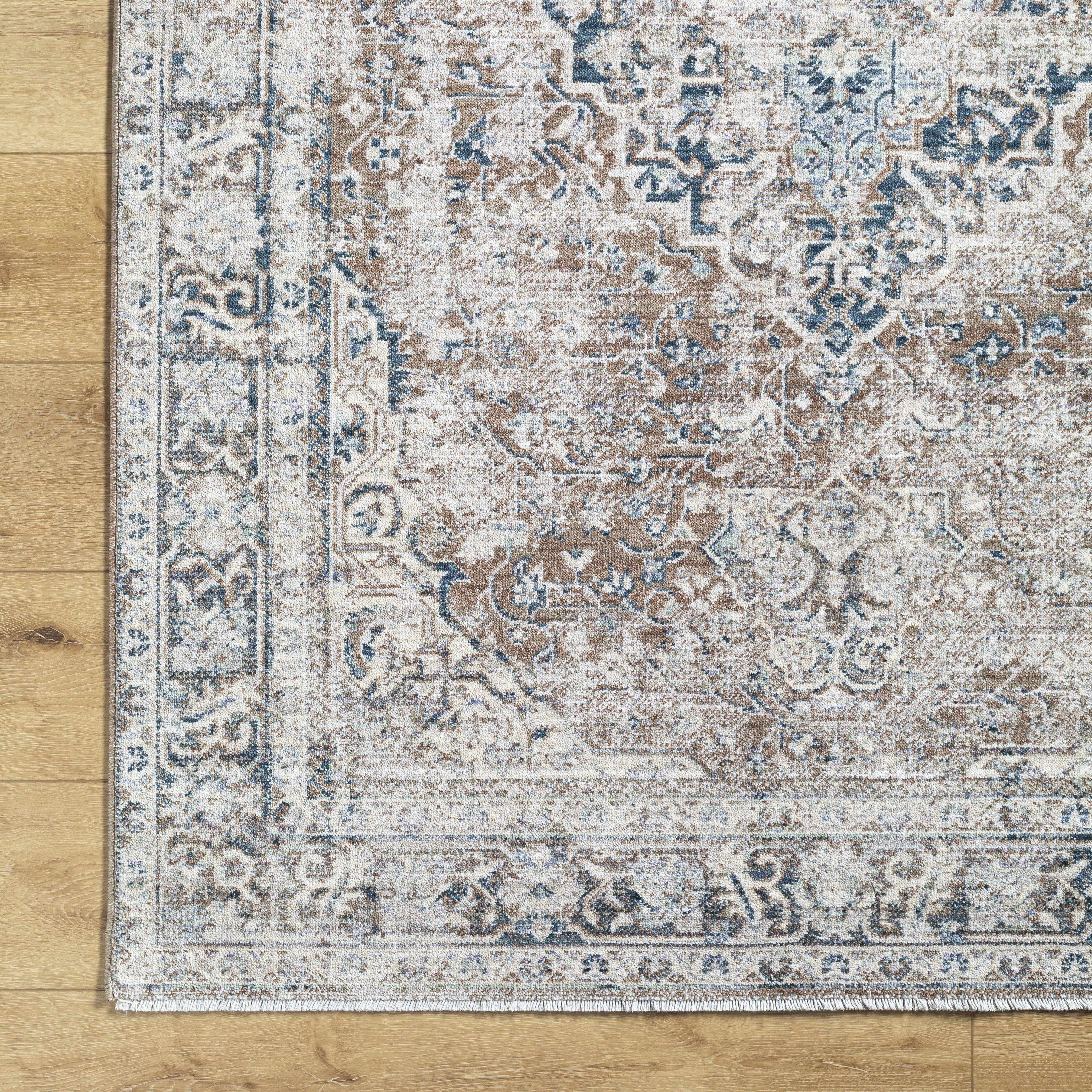 Jemma Brown Medallion Area Rug - Clearance - Image 6