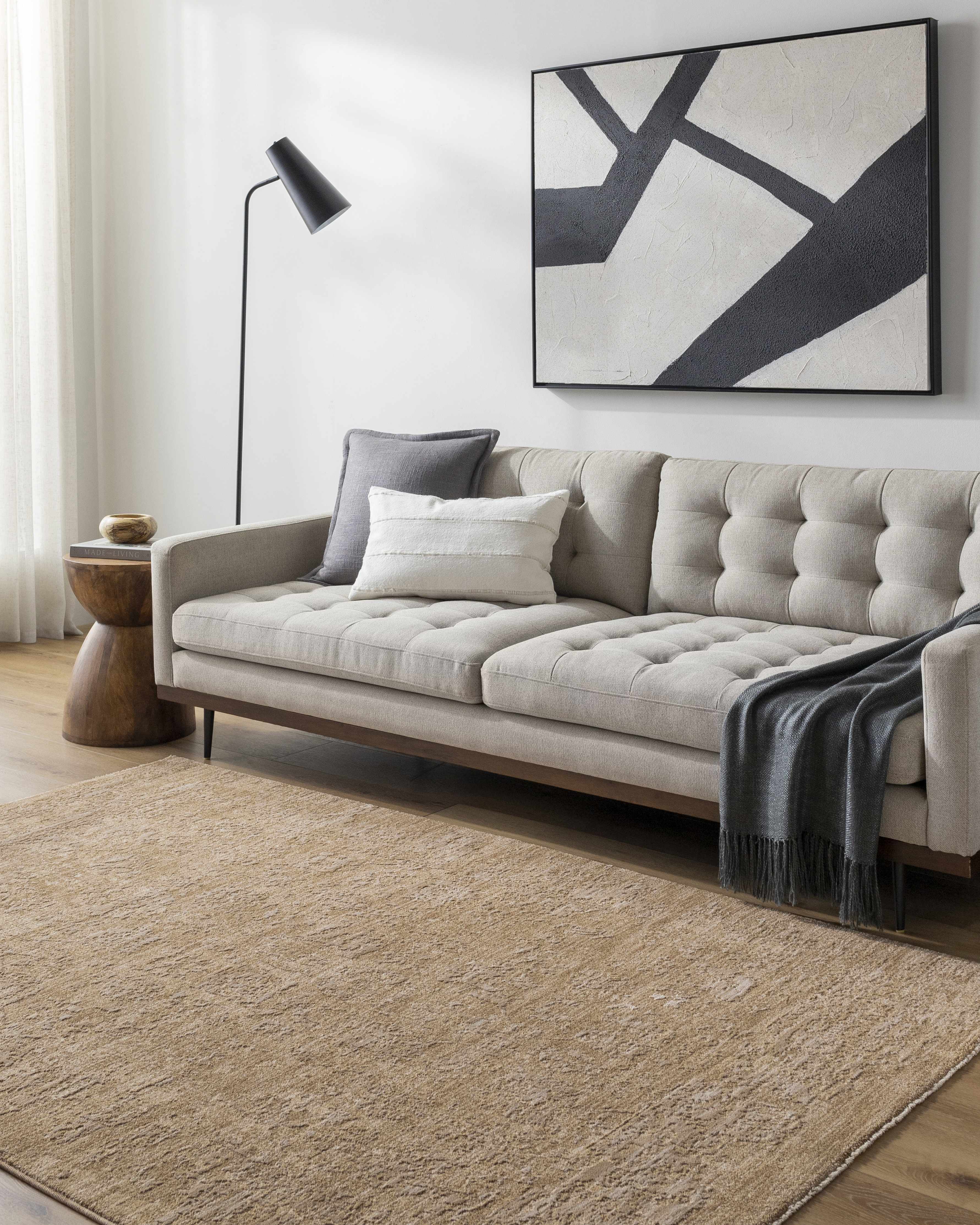 Jenis Beige Area Rug - Image 9