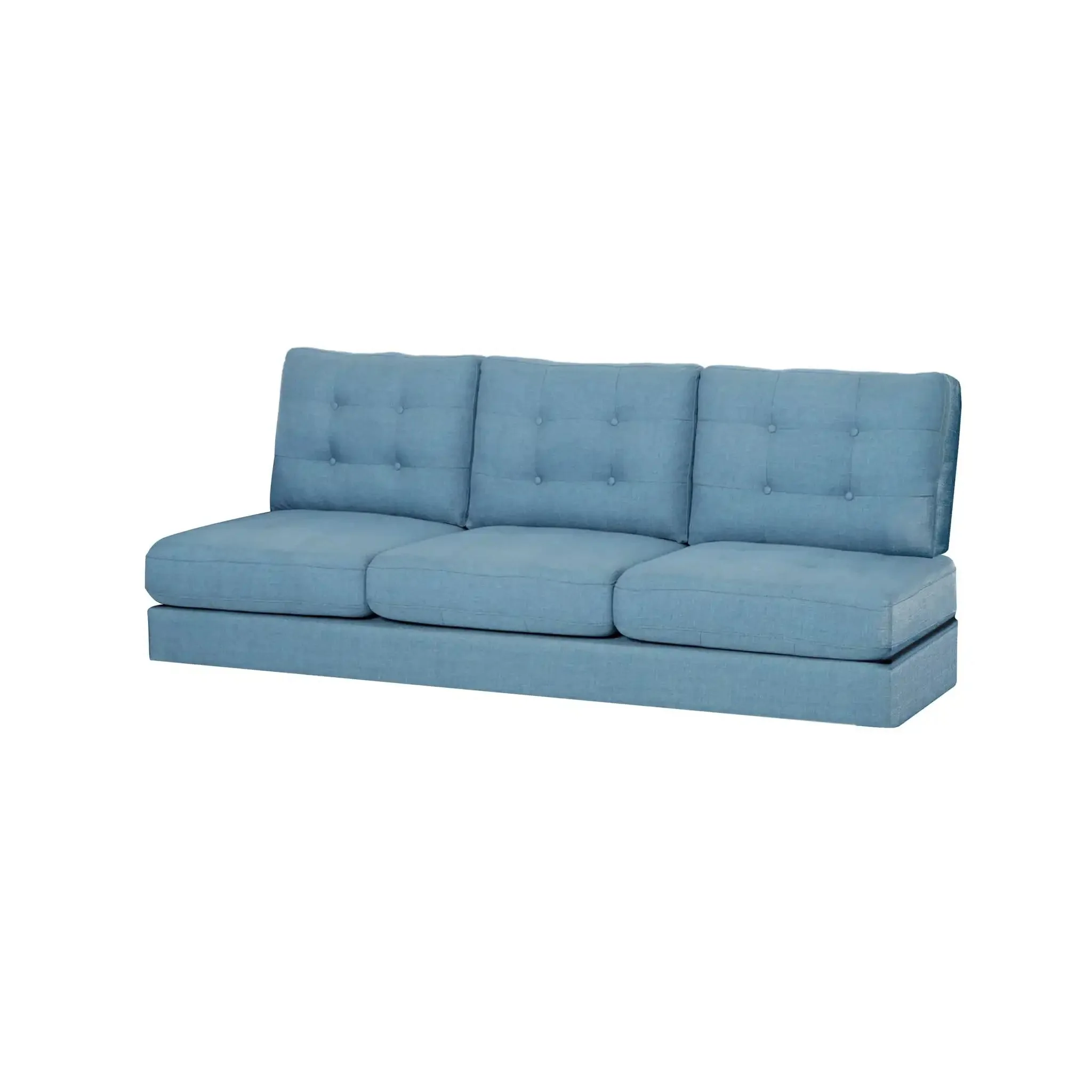 Jenny - Contemporary Tufted Fabric 3 Seater Sofa - Image 12