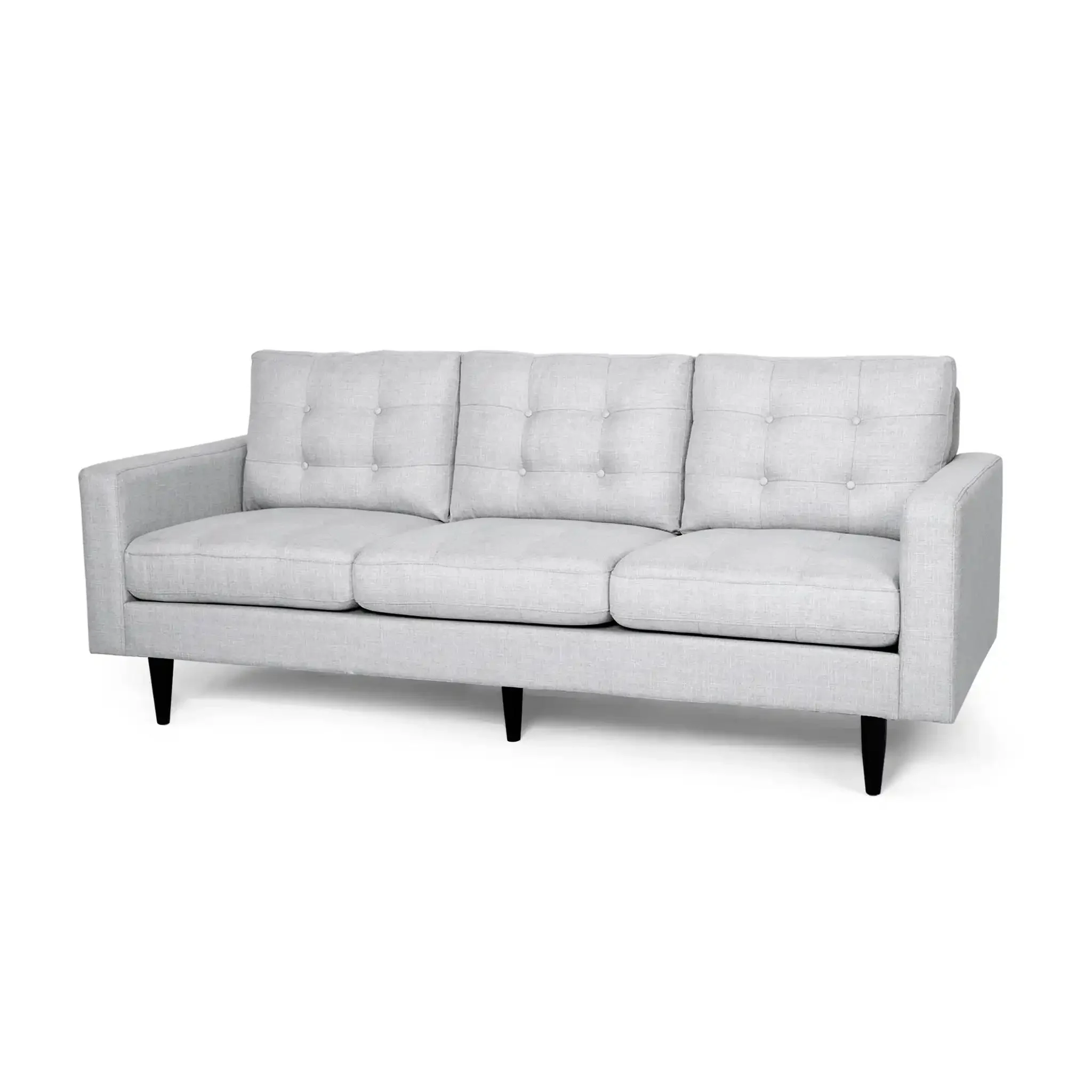 Jenny - Contemporary Tufted Fabric 3 Seater Sofa - Image 5