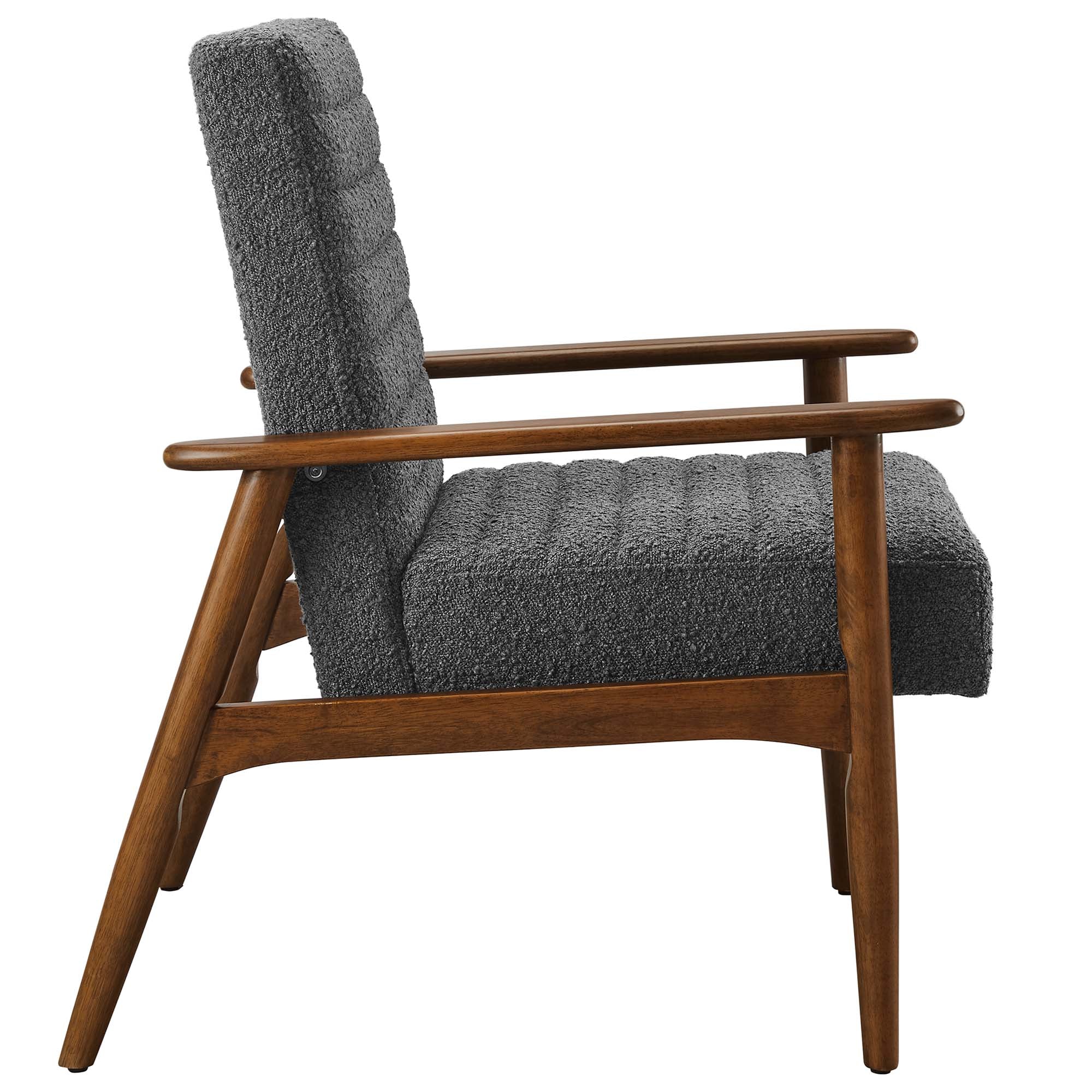 Jensen Boucle Fabric Accent Chair by Modway - Image 4