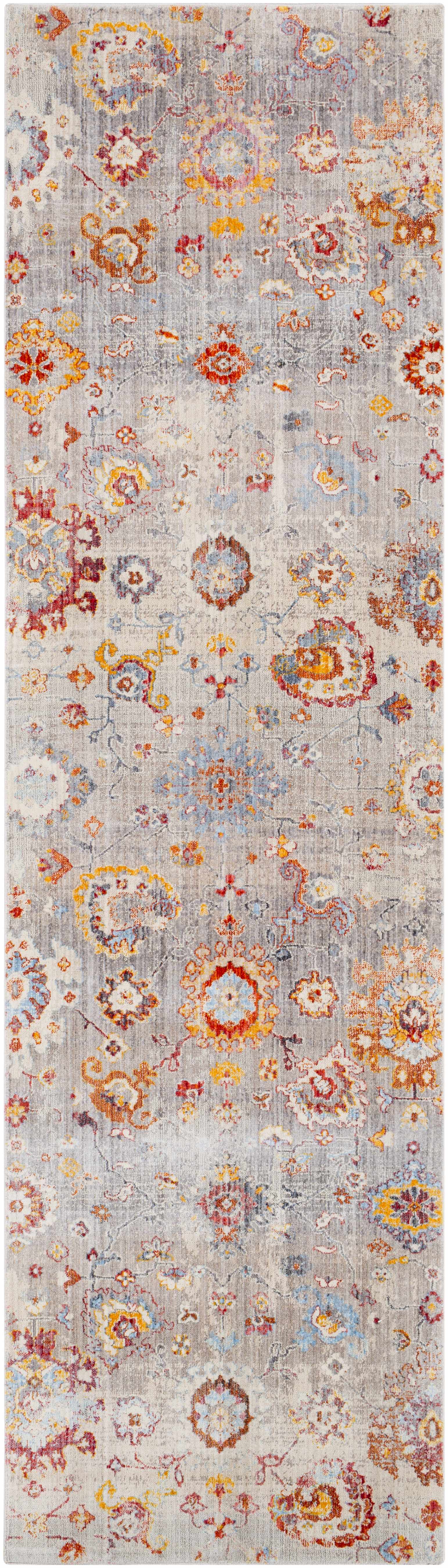 Jetson Floral Rug with Fringes - Clearance - Image 9