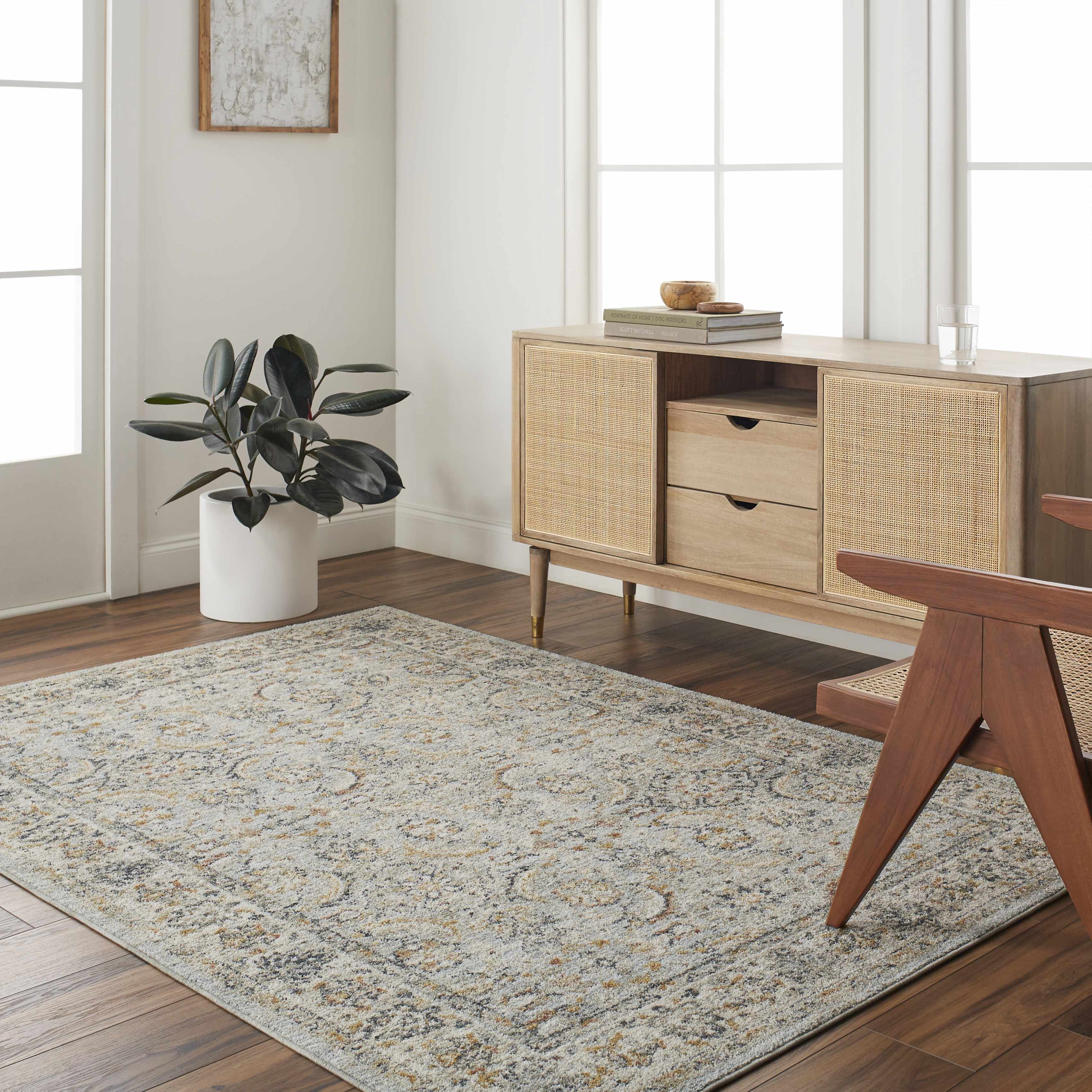 Jeven Blue Area Rug - Image 2