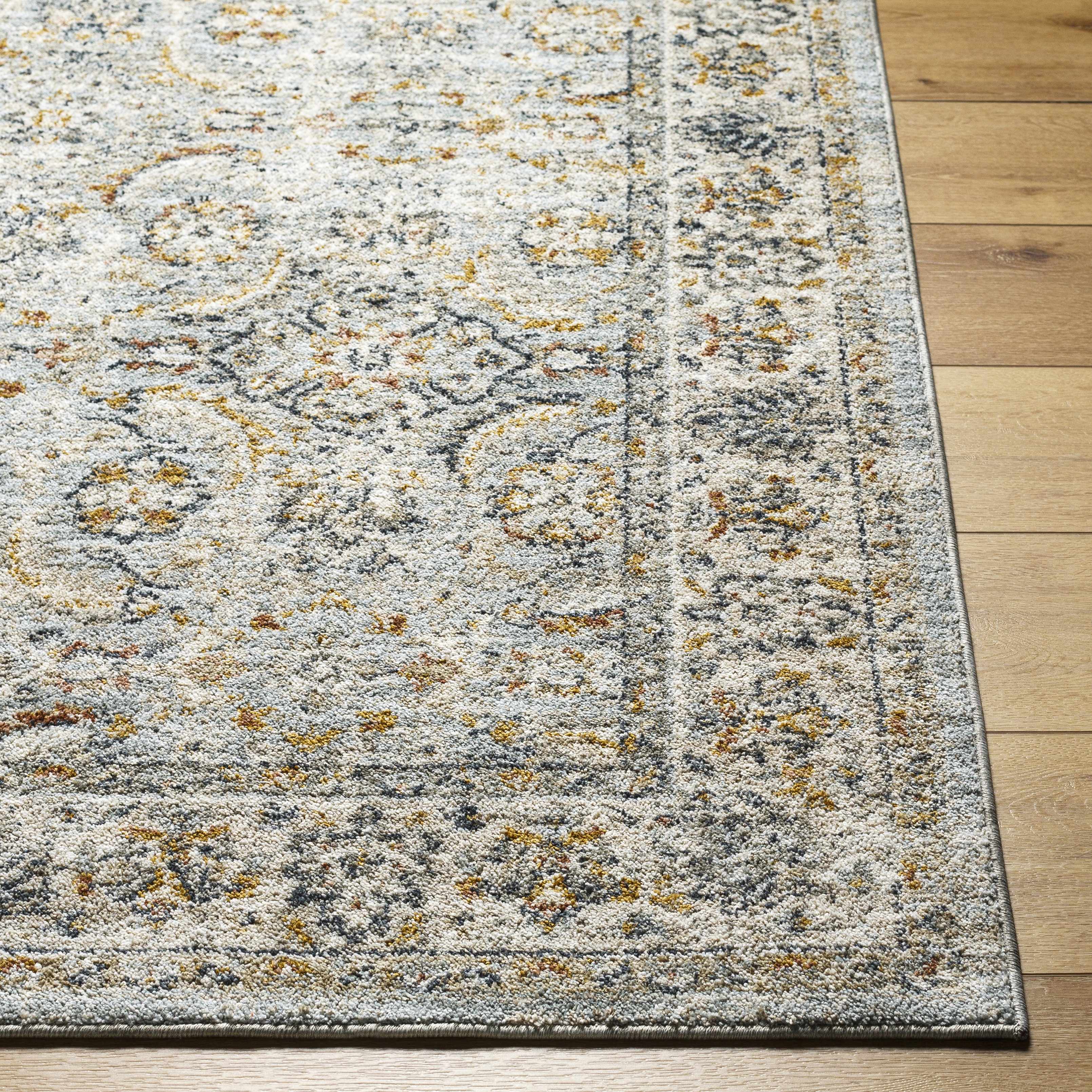 Jeven Blue Area Rug - Image 3