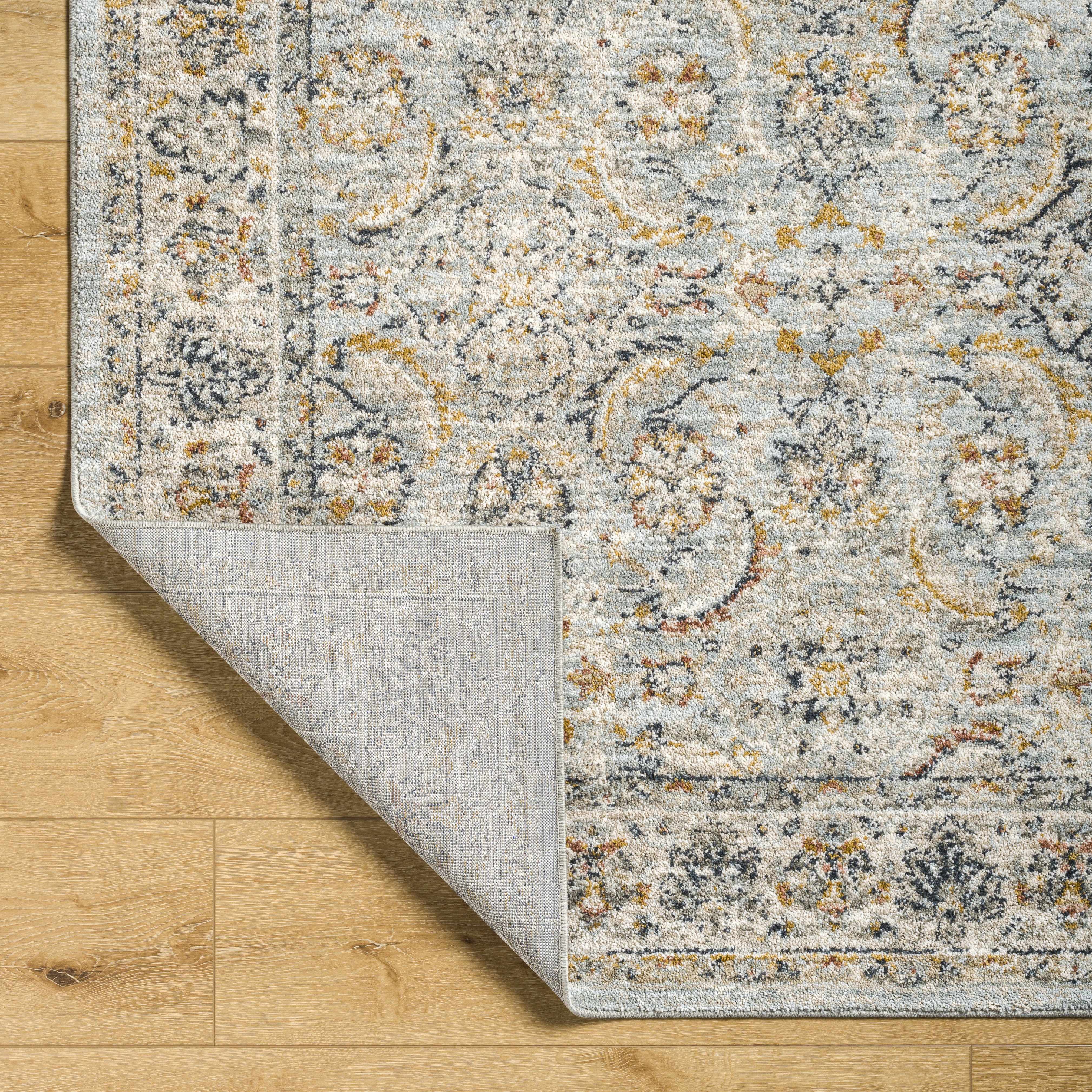 Jeven Blue Area Rug - Image 4