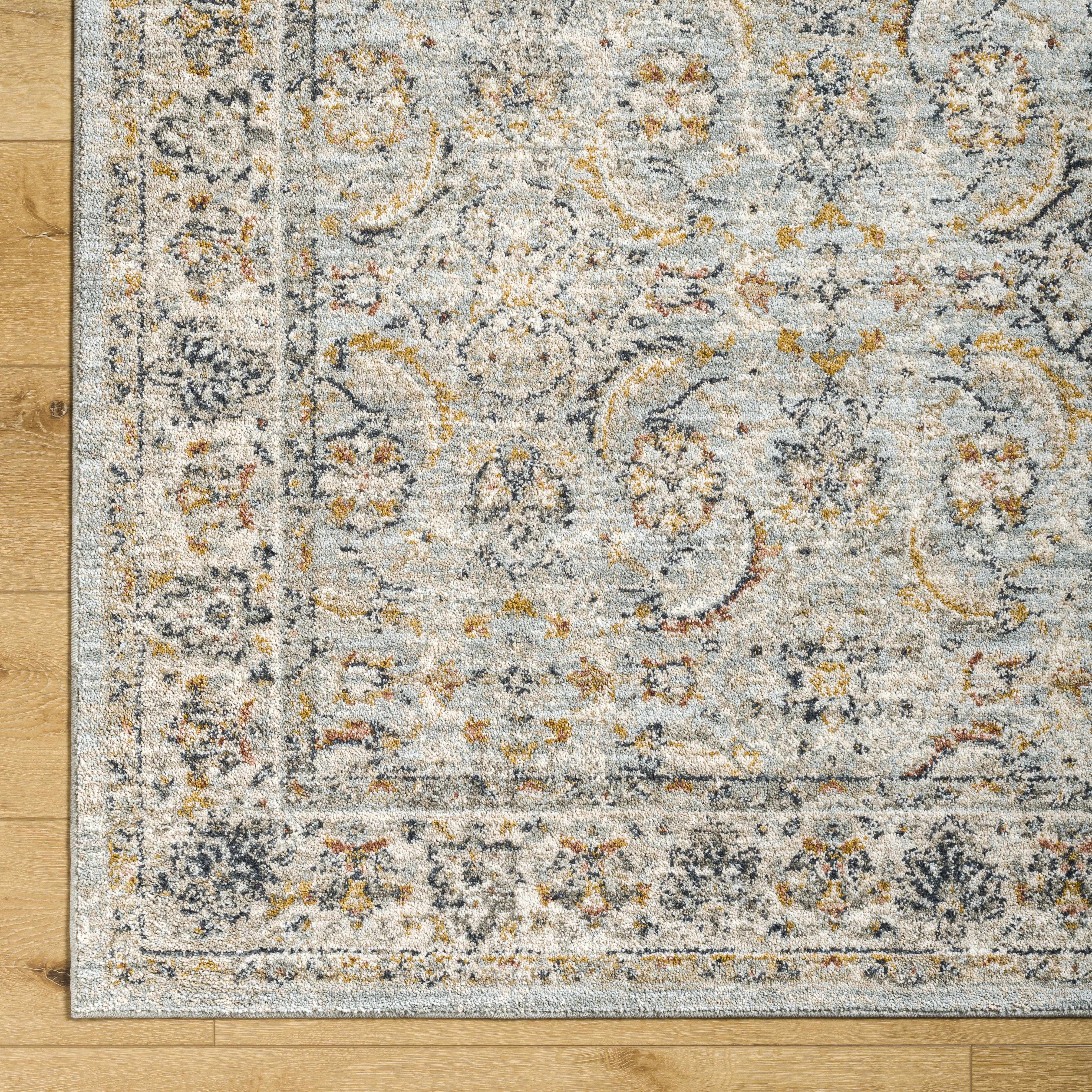 Jeven Blue Area Rug - Image 5