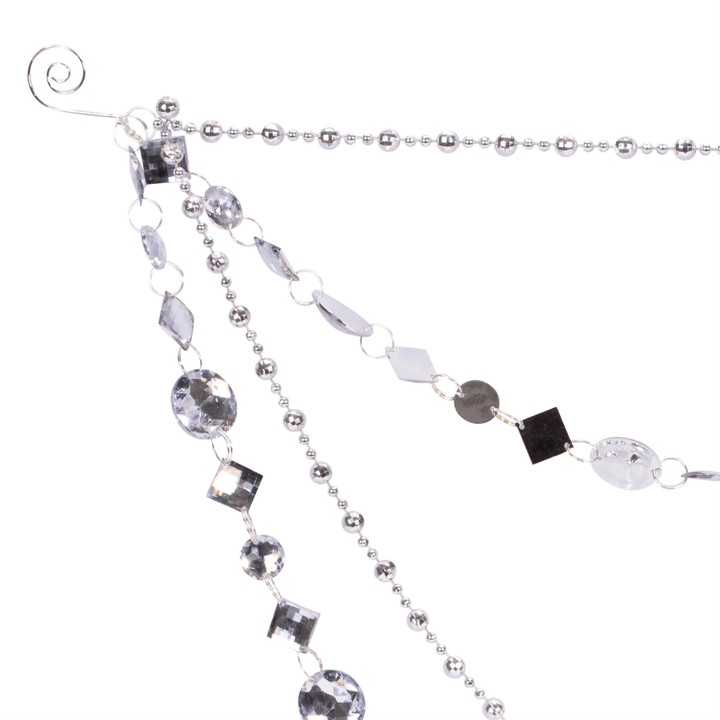Jewel Bead and Chain Link Garland (Set of 2) - Image 2