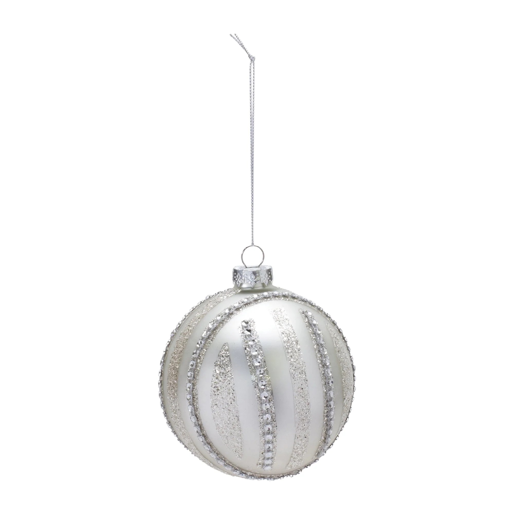 Jeweled Glass Ball Ornament (Set of 6) - Image 2