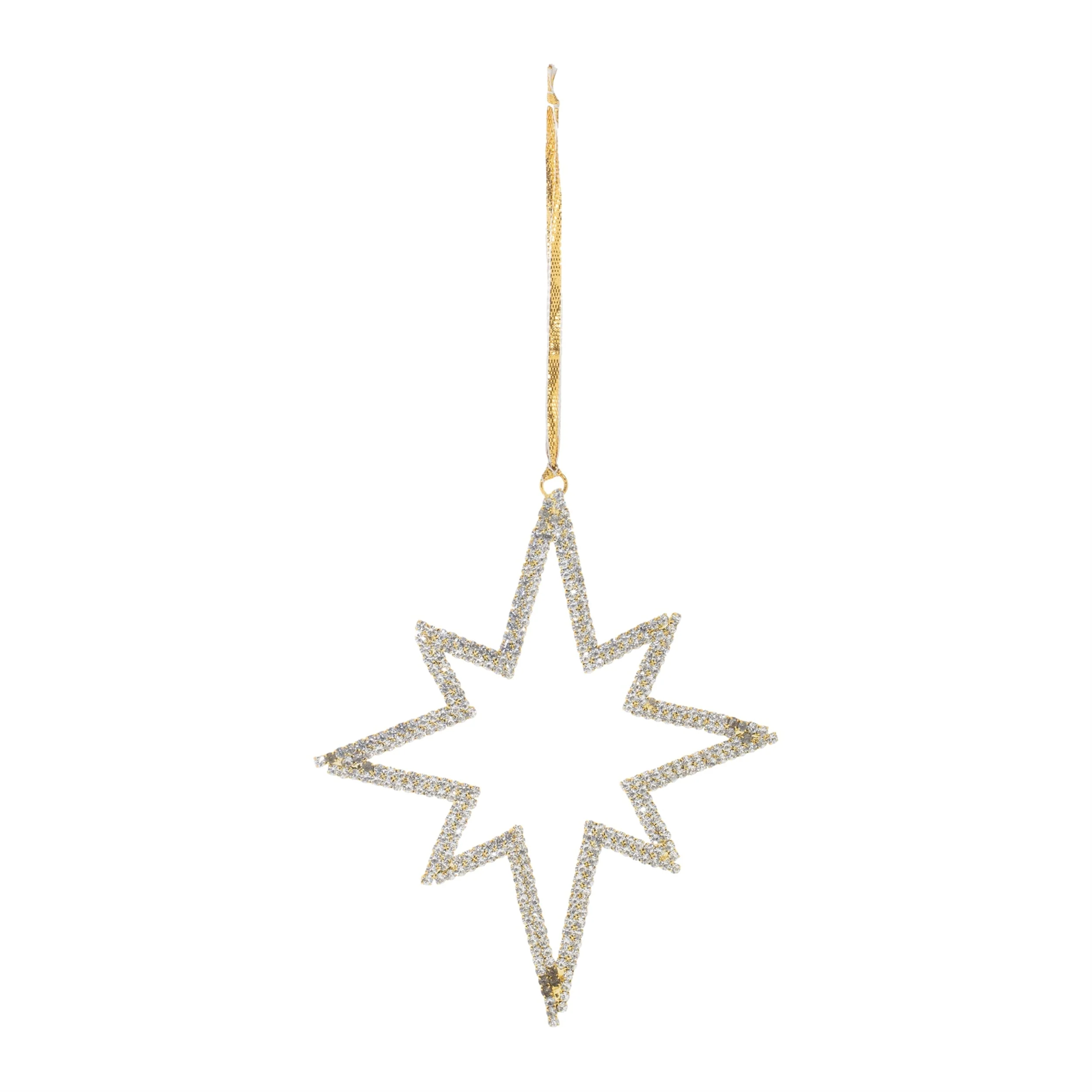 Jeweled Metal Star Ornament (Set of 12) - Image 2
