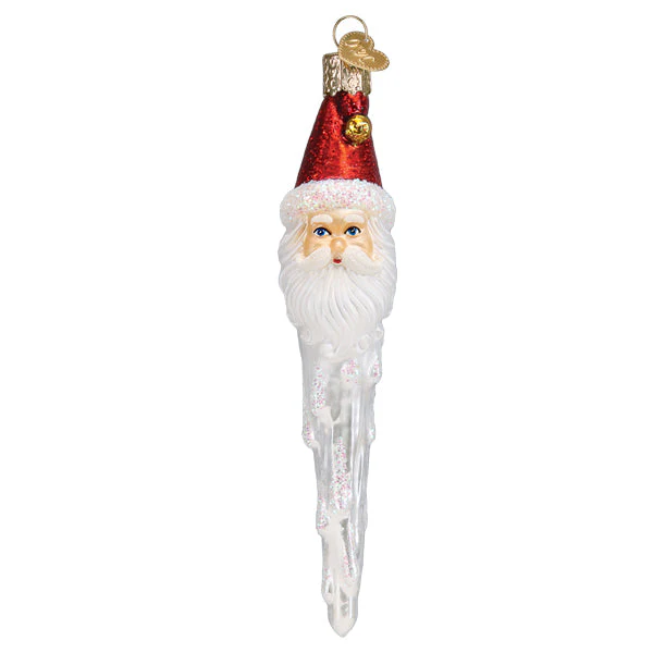 Jingle Bell Santa Icicle Ornament - Image 3