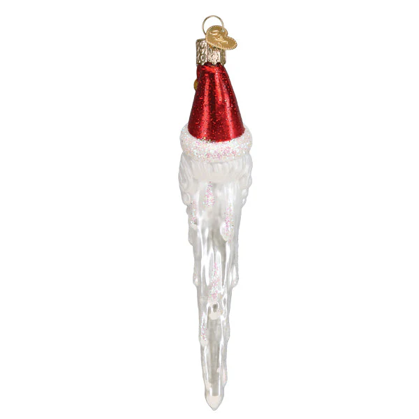 Jingle Bell Santa Icicle Ornament - Image 4