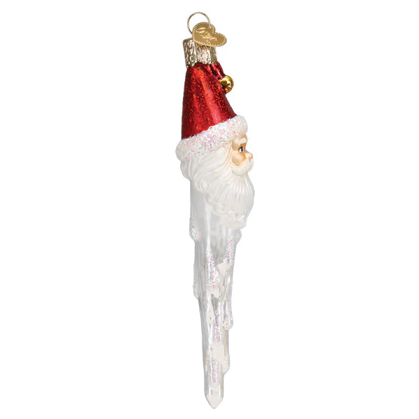 Jingle Bell Santa Icicle Ornament - Image 5