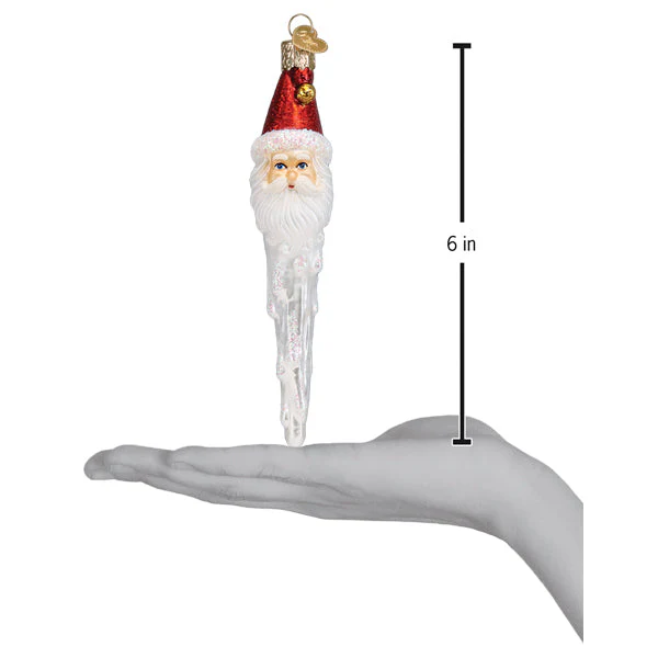 Jingle Bell Santa Icicle Ornament - Image 6