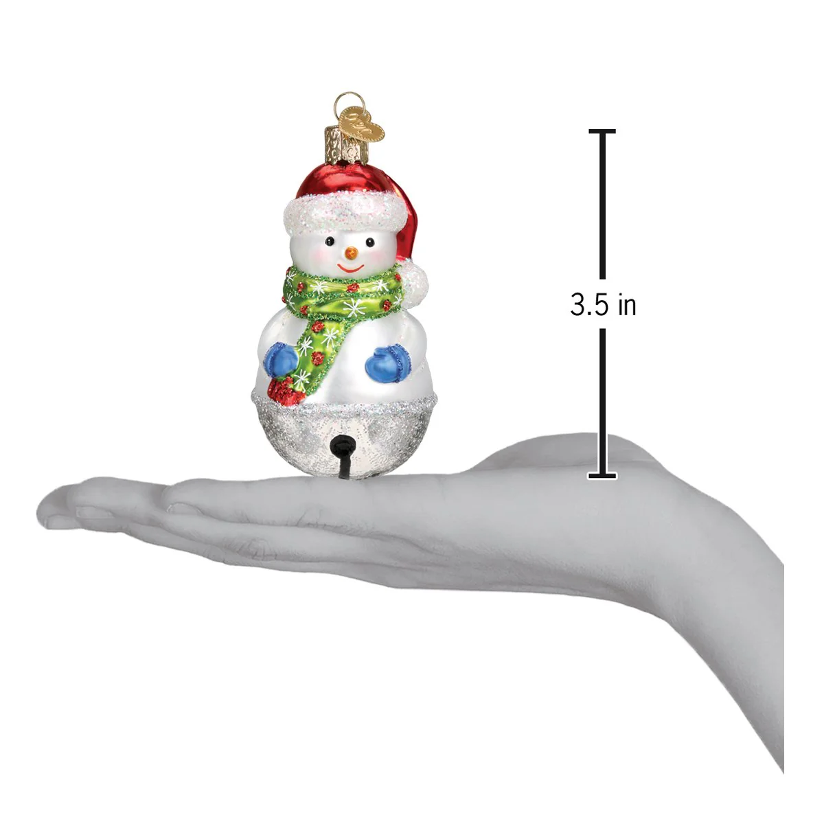 Jingle Bell Snowman Christmas Ornament - Image 6