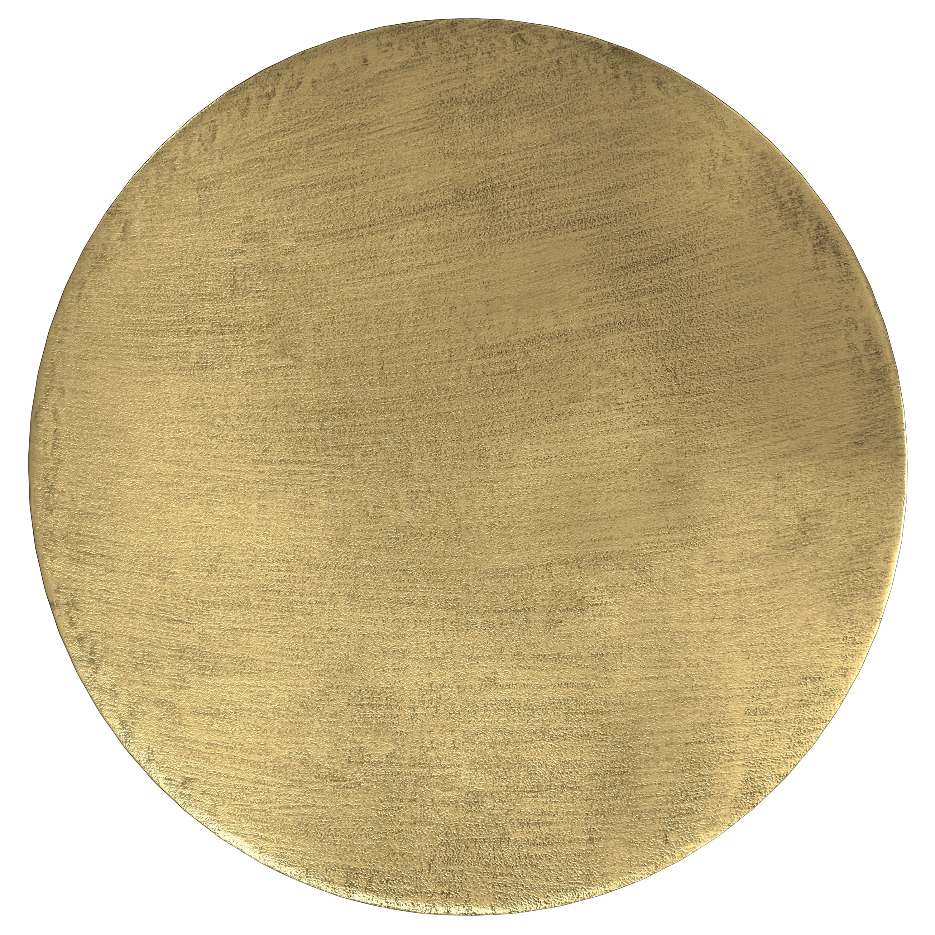 Johnsen Metal Coffee Table in Antique Gold - Image 3