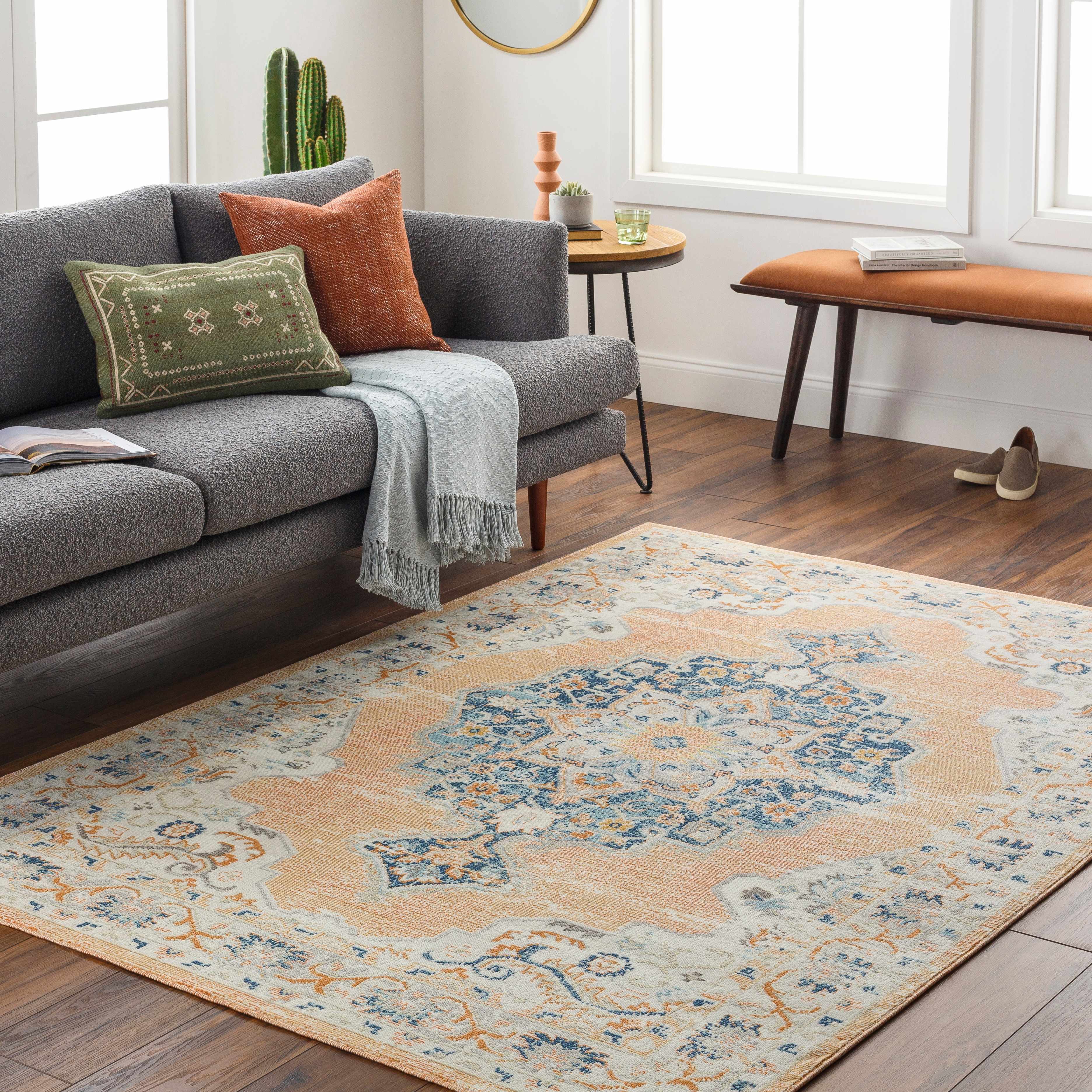 Joji Peach Area Rug - Clearance - Image 2