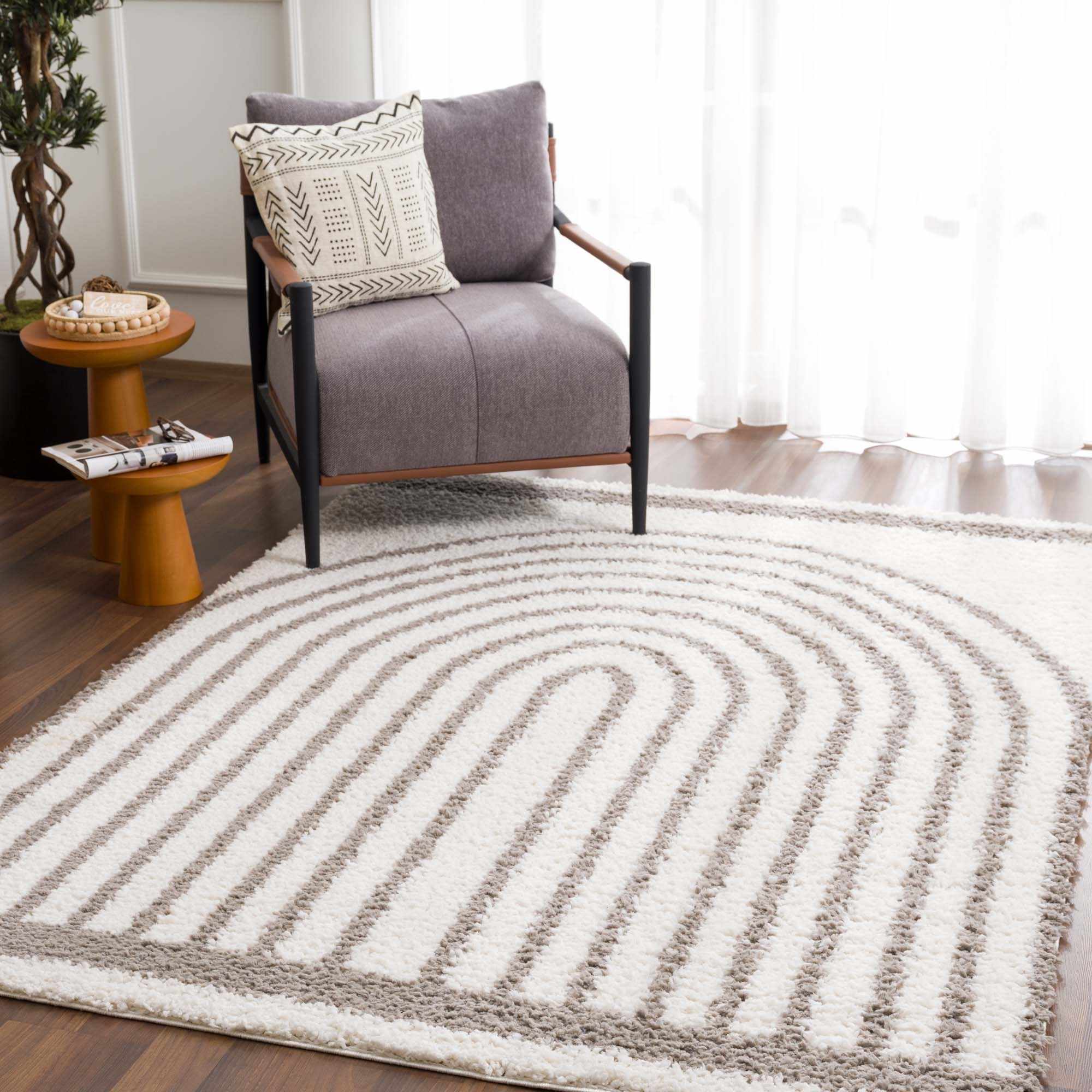 Jola Taupe Area Rug - Image 3