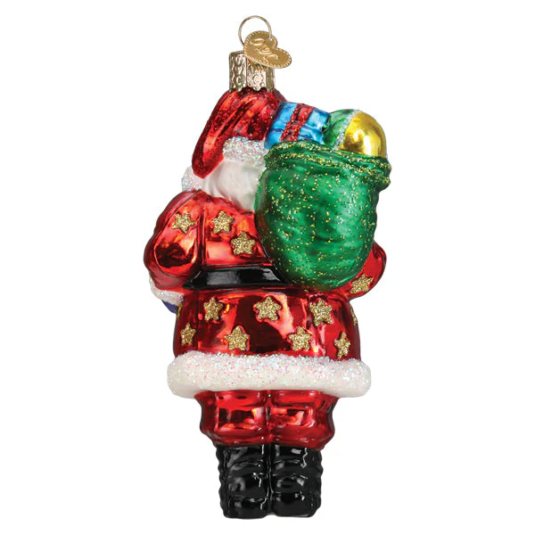 Jolly African American Santa Ornament - Image 4