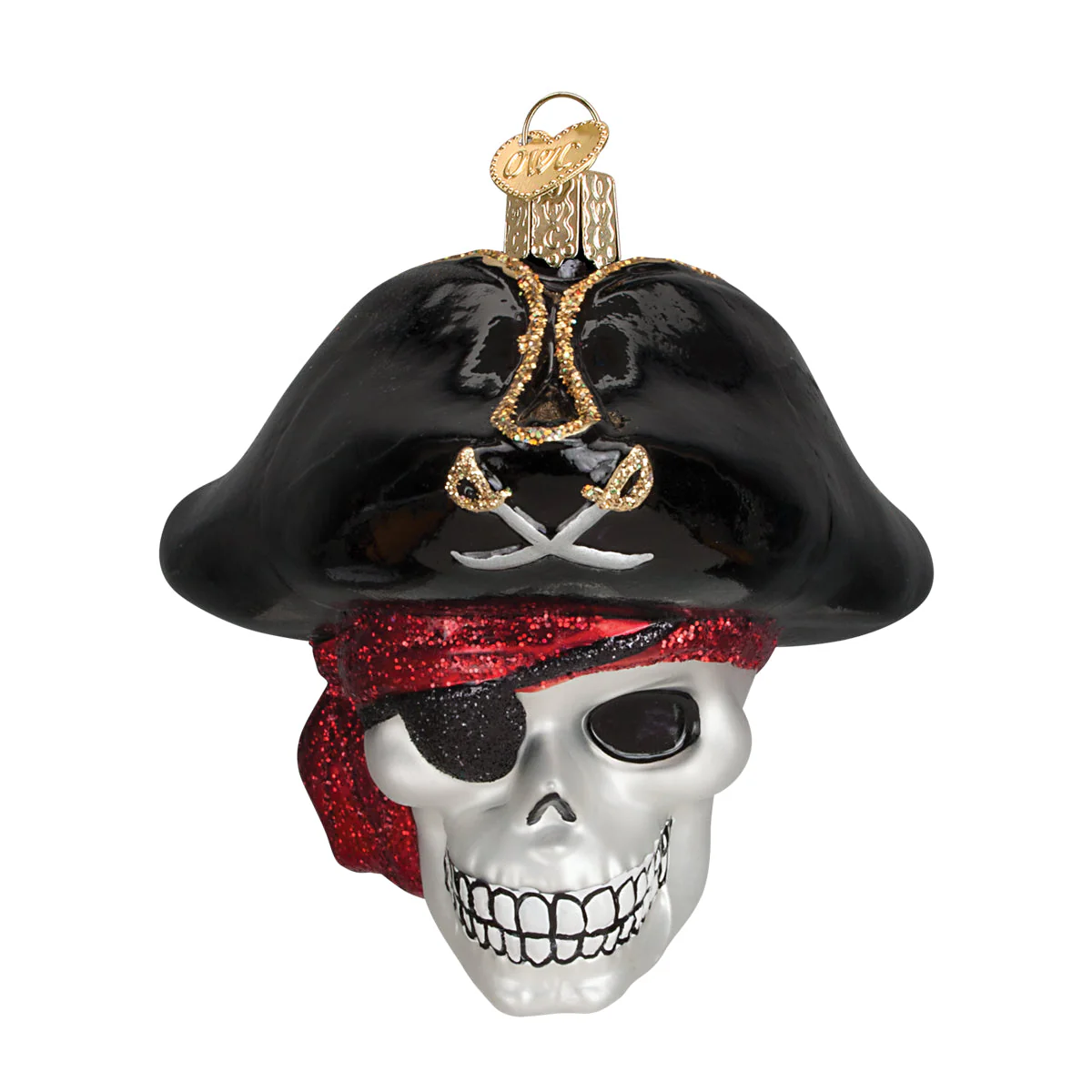 Jolly Roger Ornament 3.5 x 3.5 x 3 Inches - Image 3