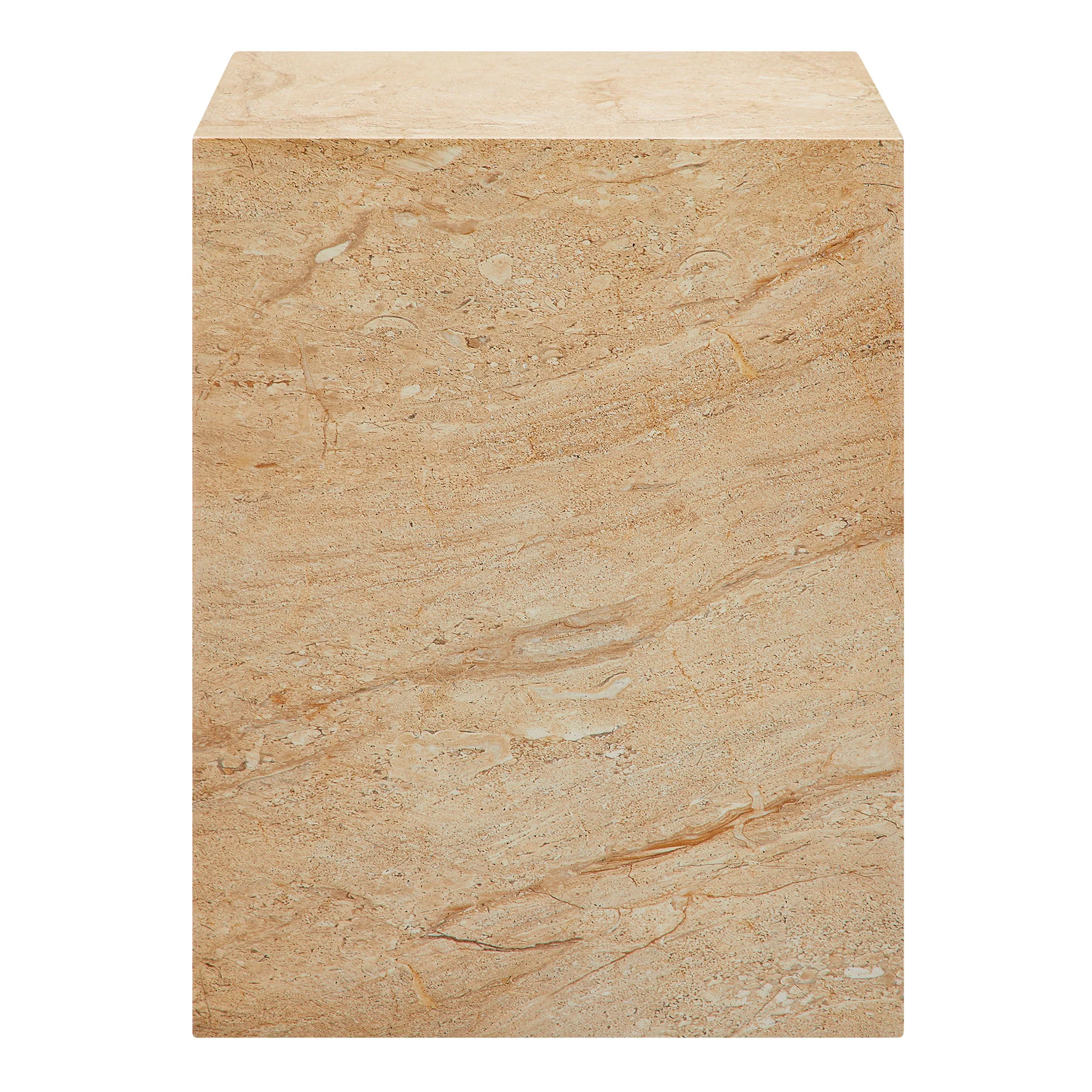 Jordana Square Plinth Indoor - Outdoor Patio Concrete Side Table - Image 10