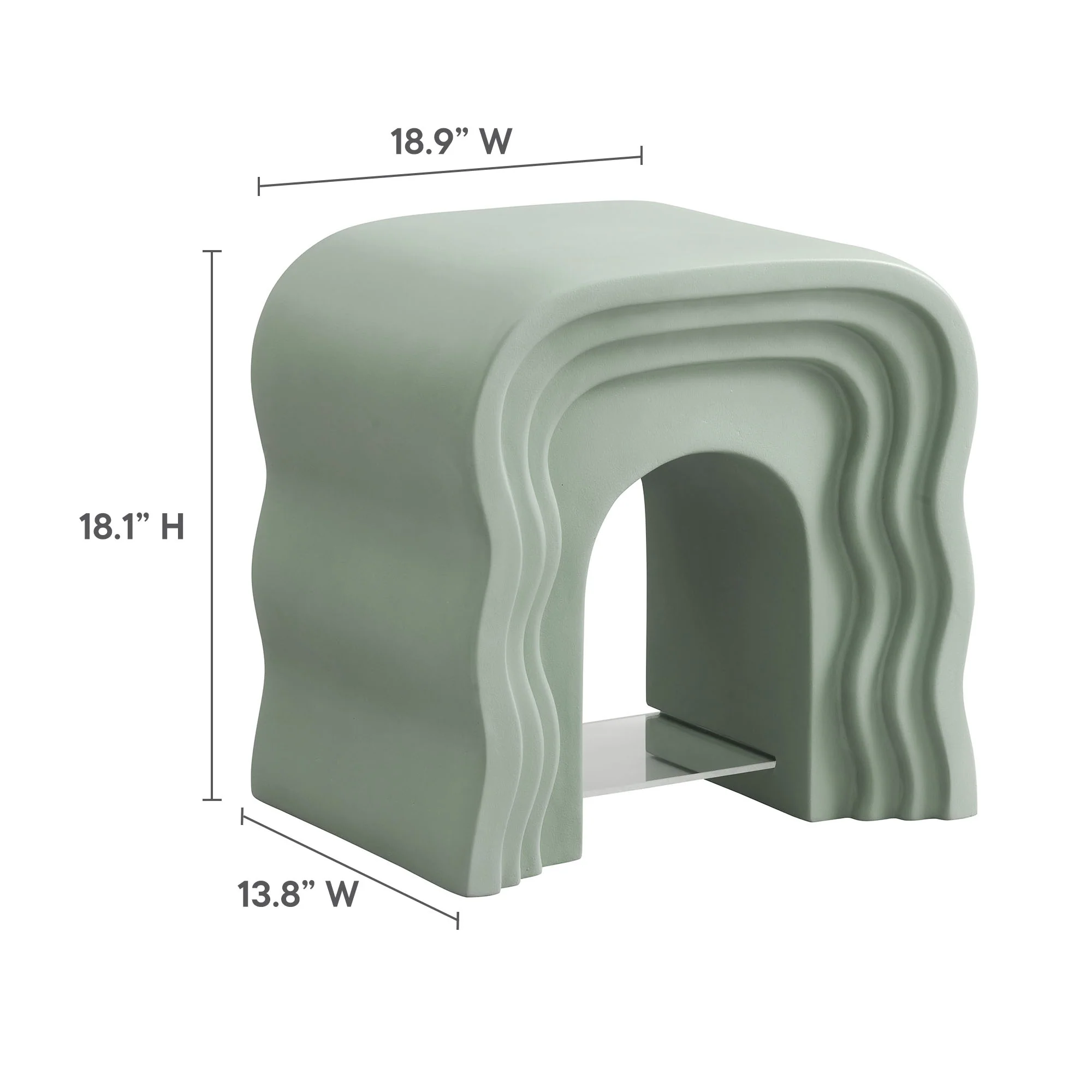 Jorin Squiggle Side Table by Modway - Image 12