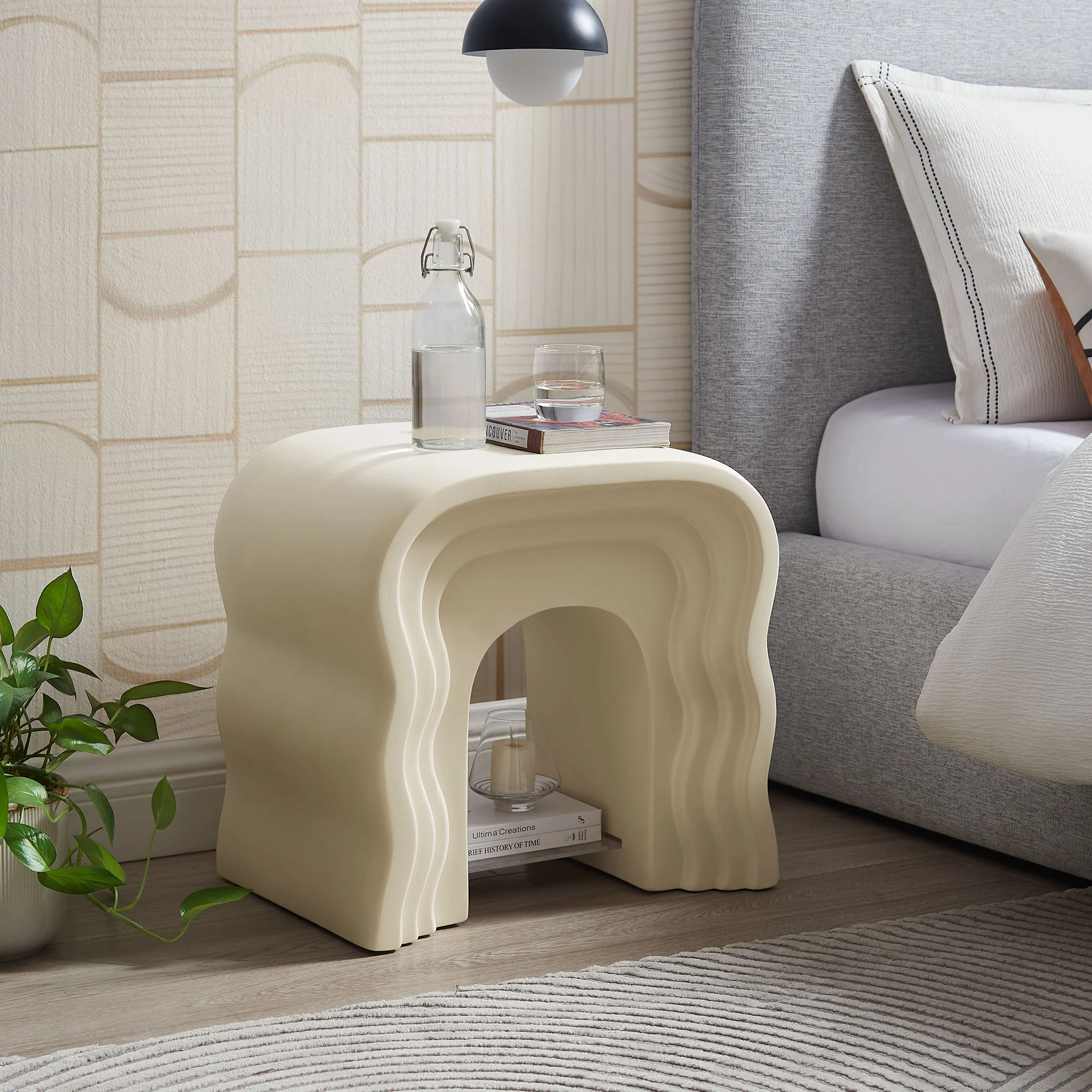 Jorin Squiggle Side Table by Modway - Image 7