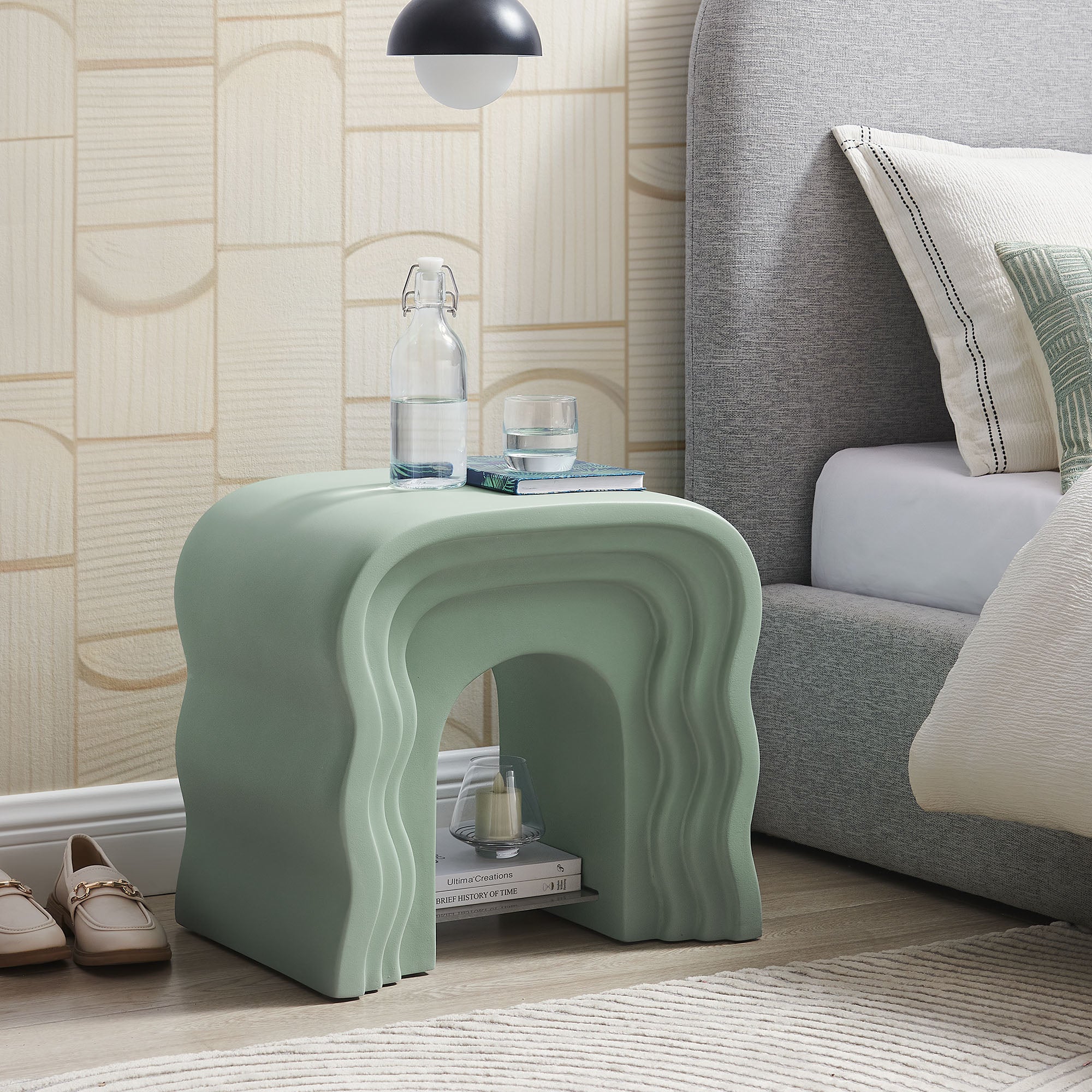 Jorin Squiggle Side Table by Modway - Image 8