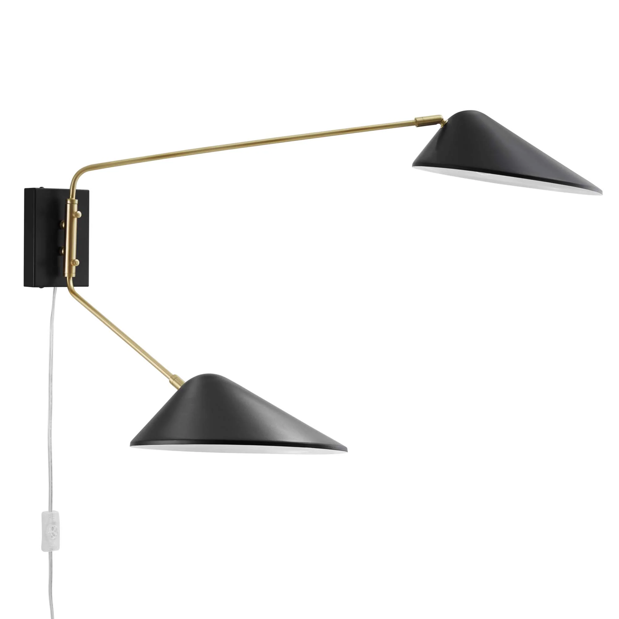 Journey 2-Light Swing Arm Wall Sconce by Modway - Image 3