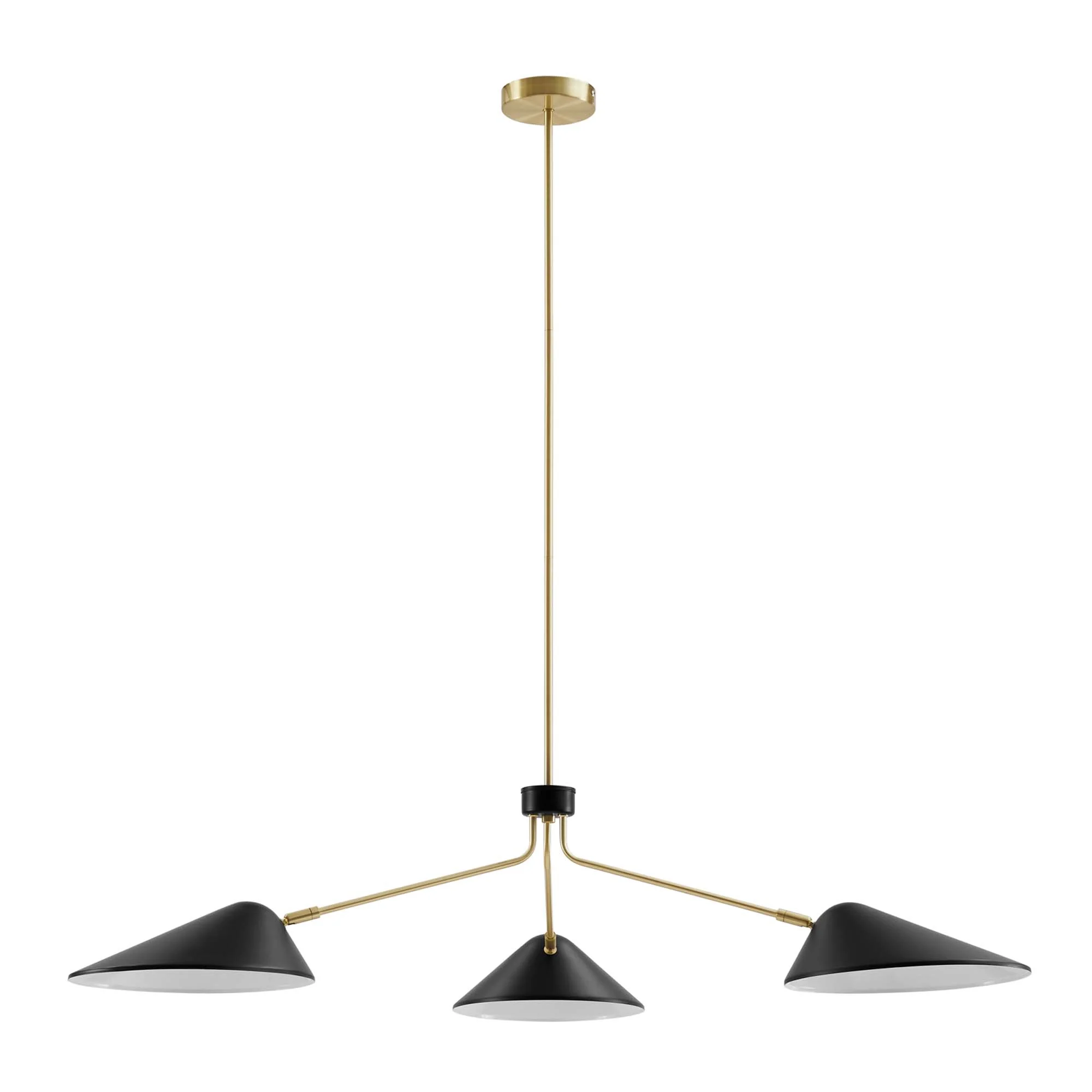 Journey 3-Light 14" Arm Pendant by Modway - Image 3