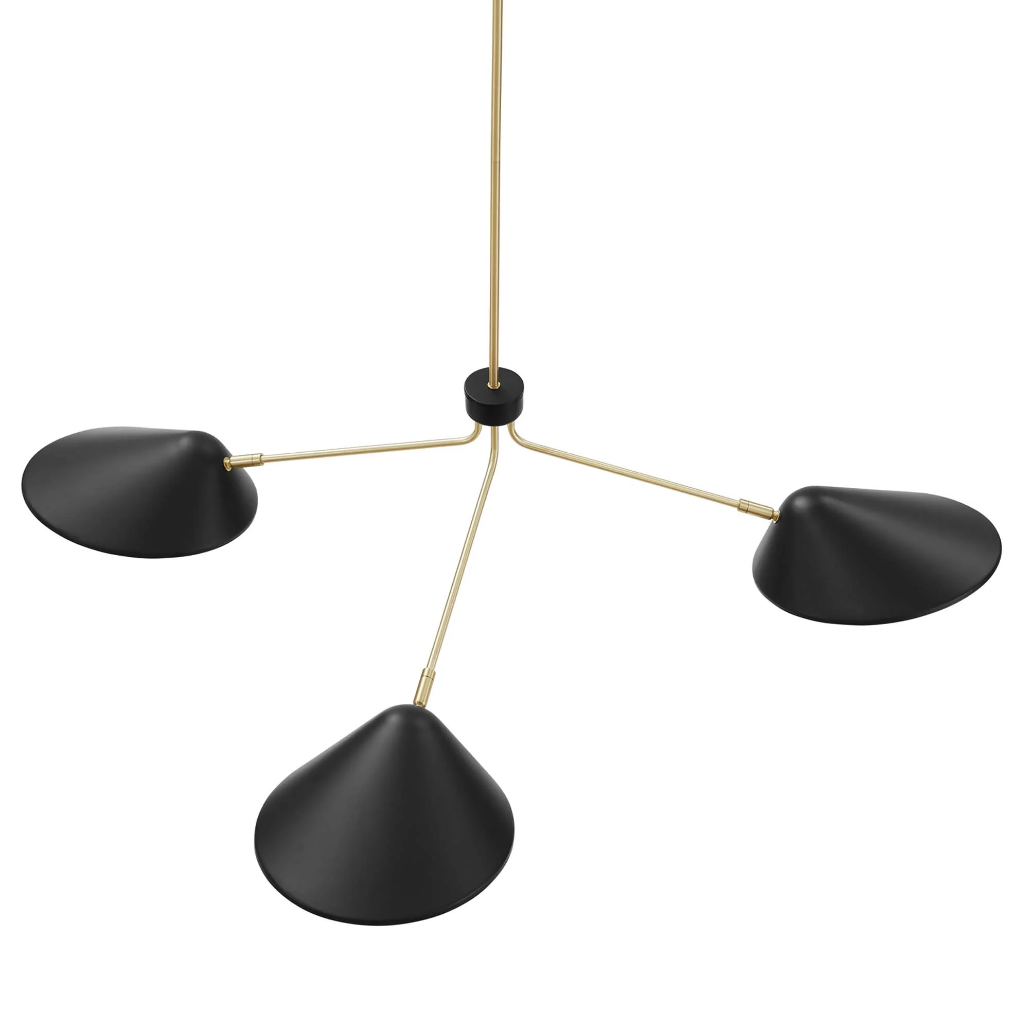 Journey 3-Light 14" Arm Pendant by Modway - Image 5