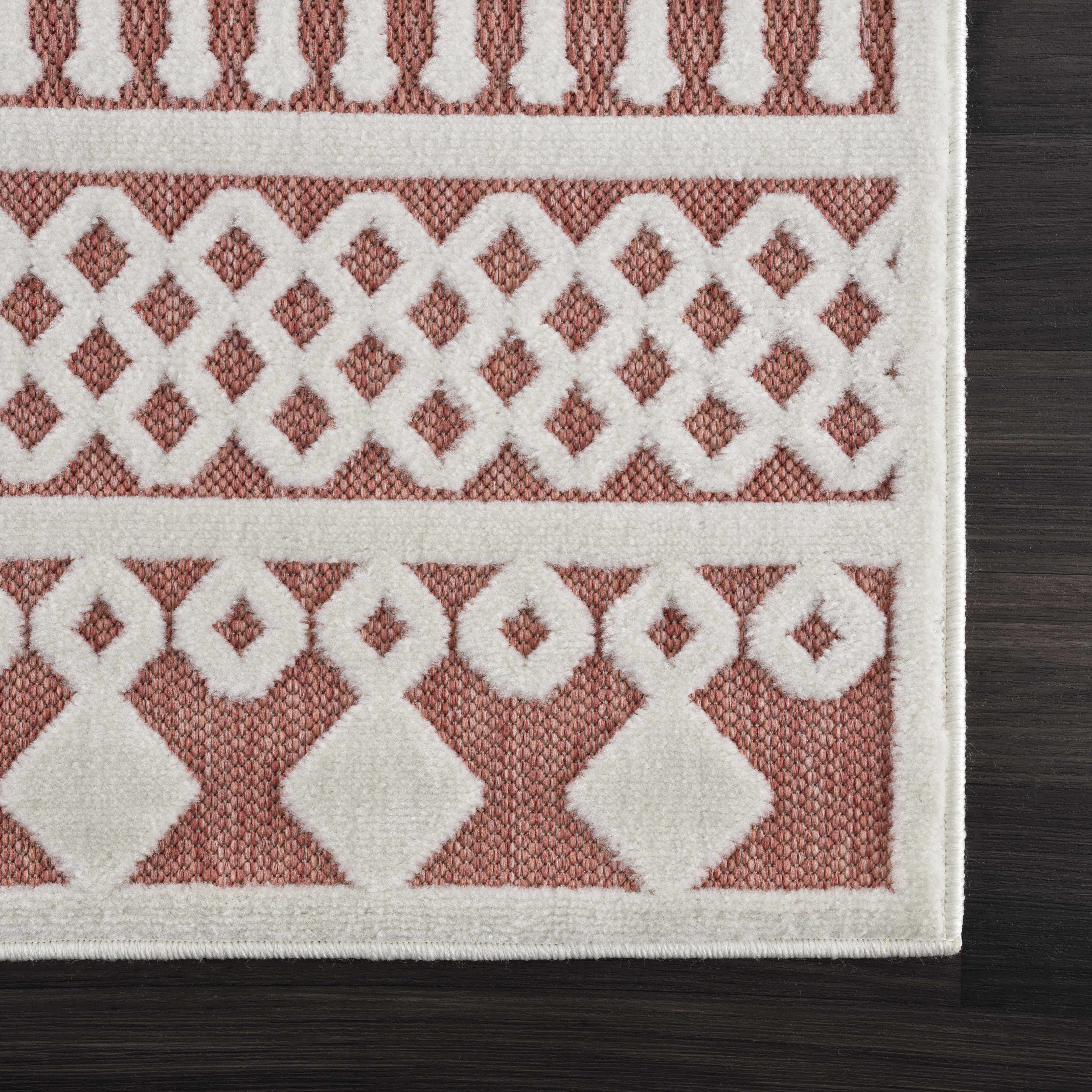 Jove Orange Outdoor Rug - Clearance - Image 12