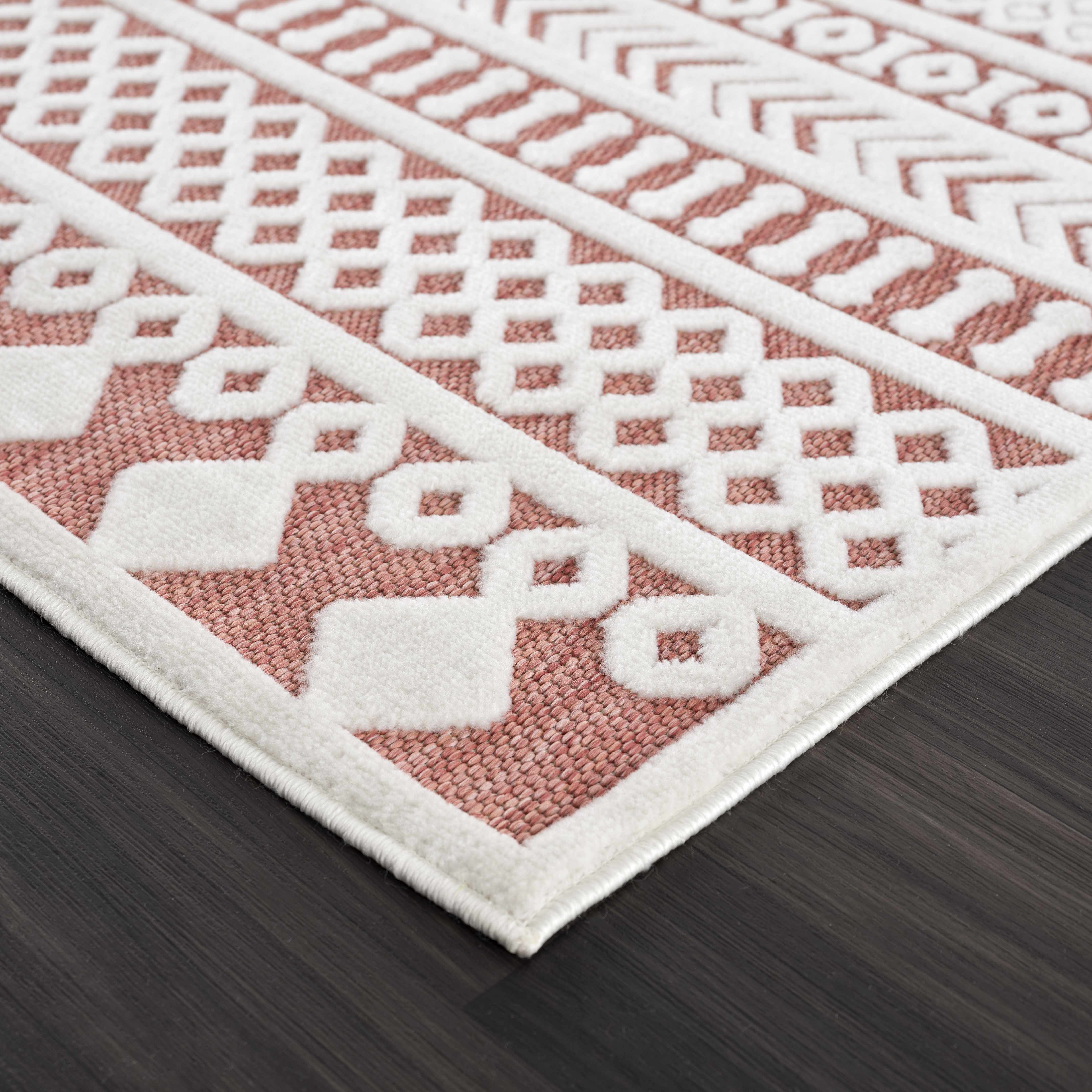 Jove Orange Outdoor Rug - Clearance - Image 4