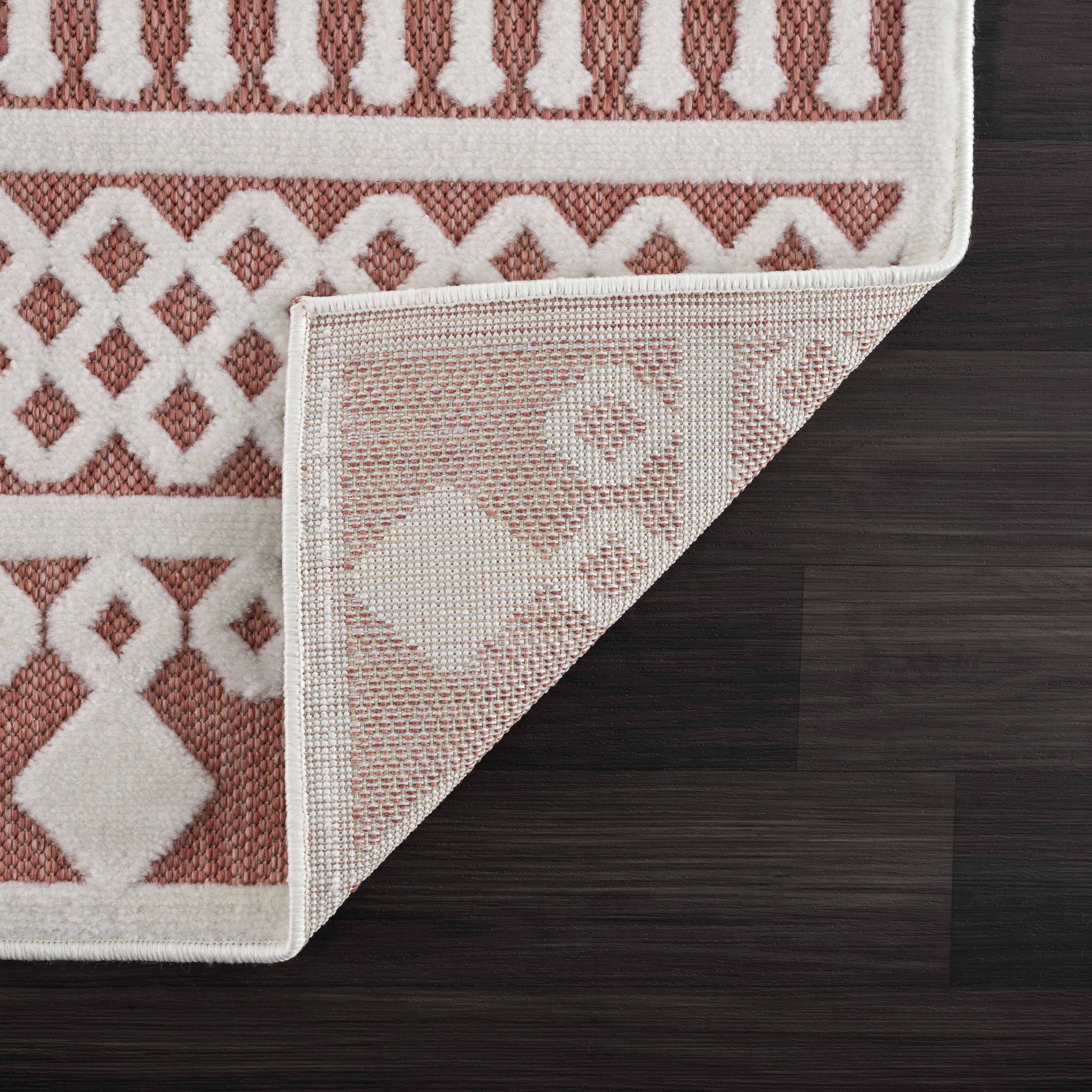 Jove Orange Outdoor Rug - Clearance - Image 7