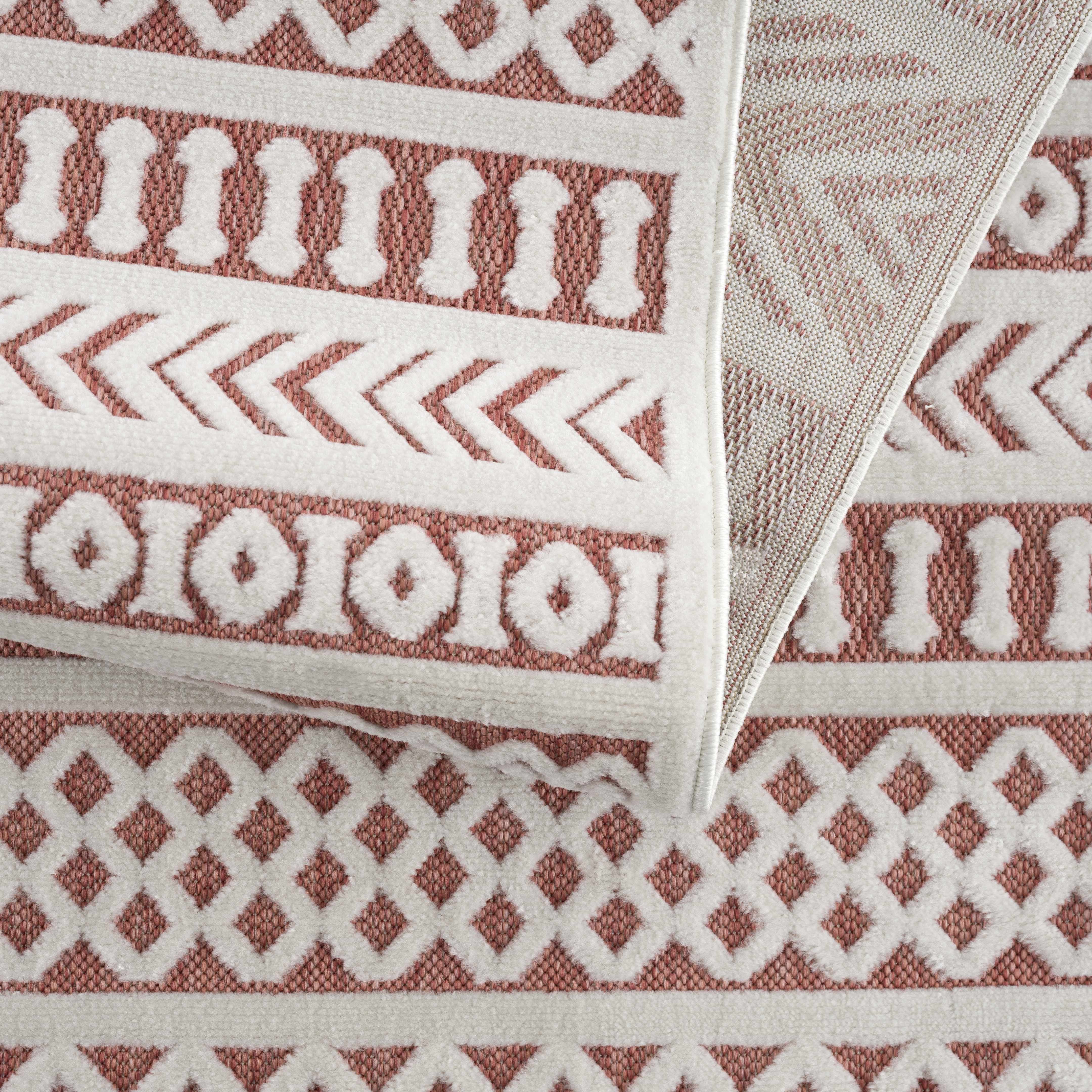 Jove Orange Outdoor Rug - Clearance - Image 9