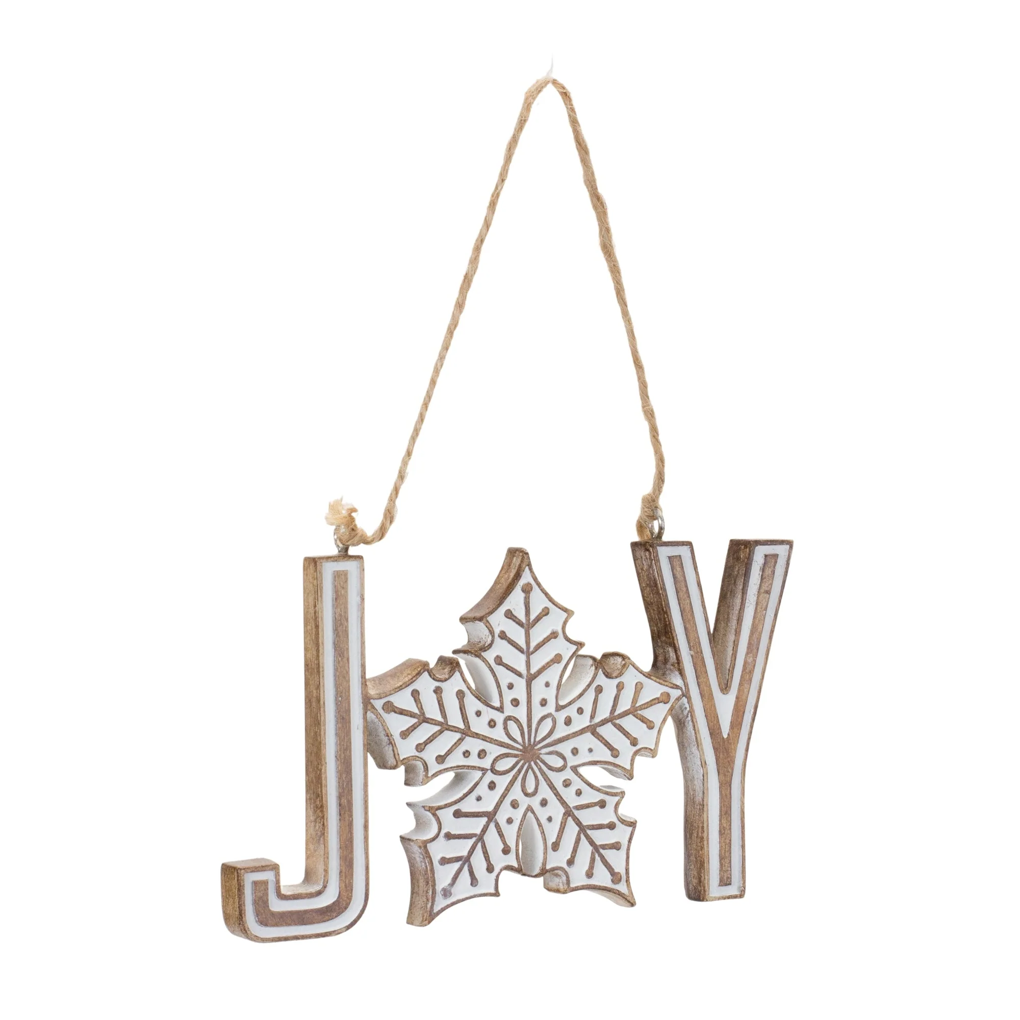 Joy Noel Snowflake Ornament (Set of 12) - Image 2