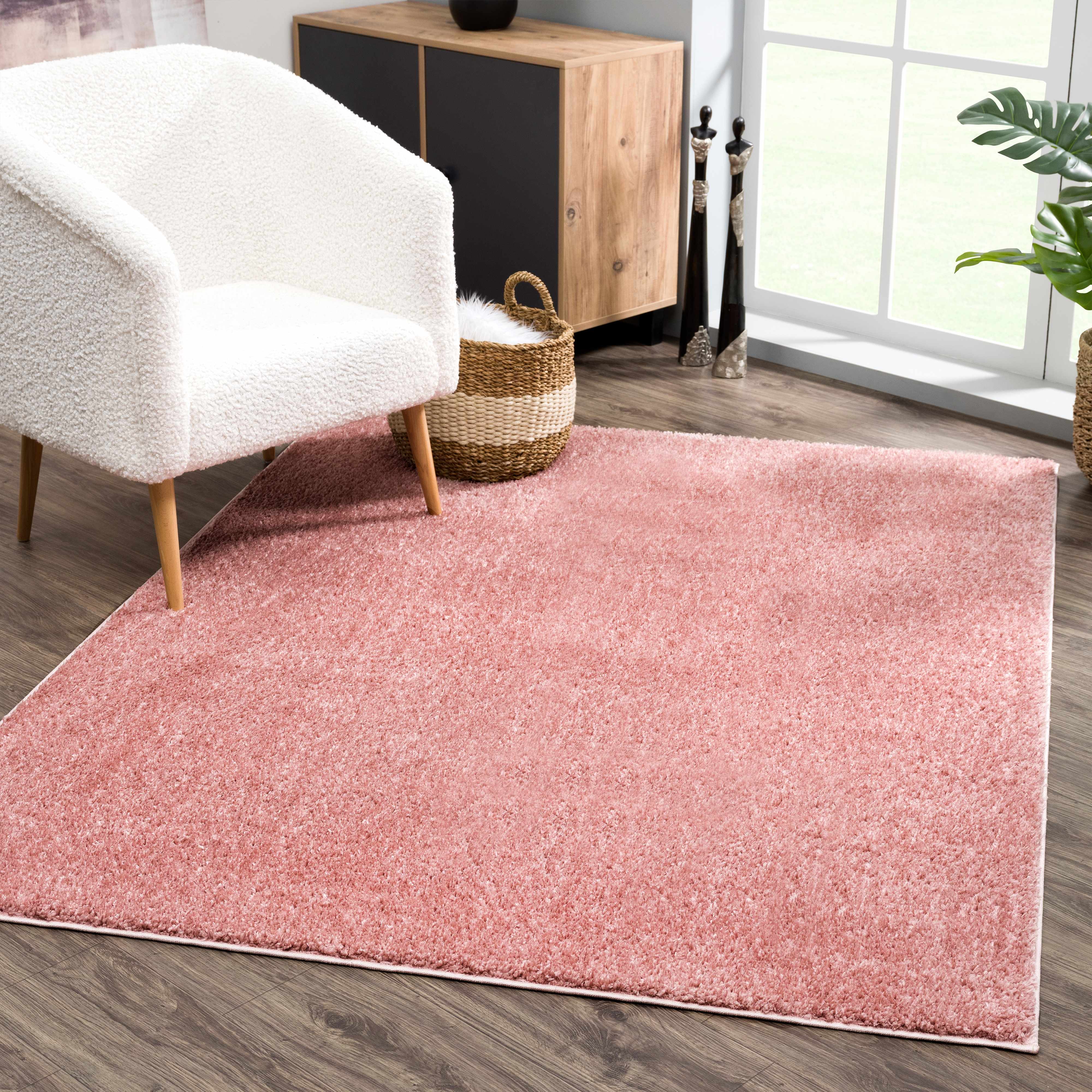 Judy Pink  Plush Washable Area Rug - Clearance - Image 3