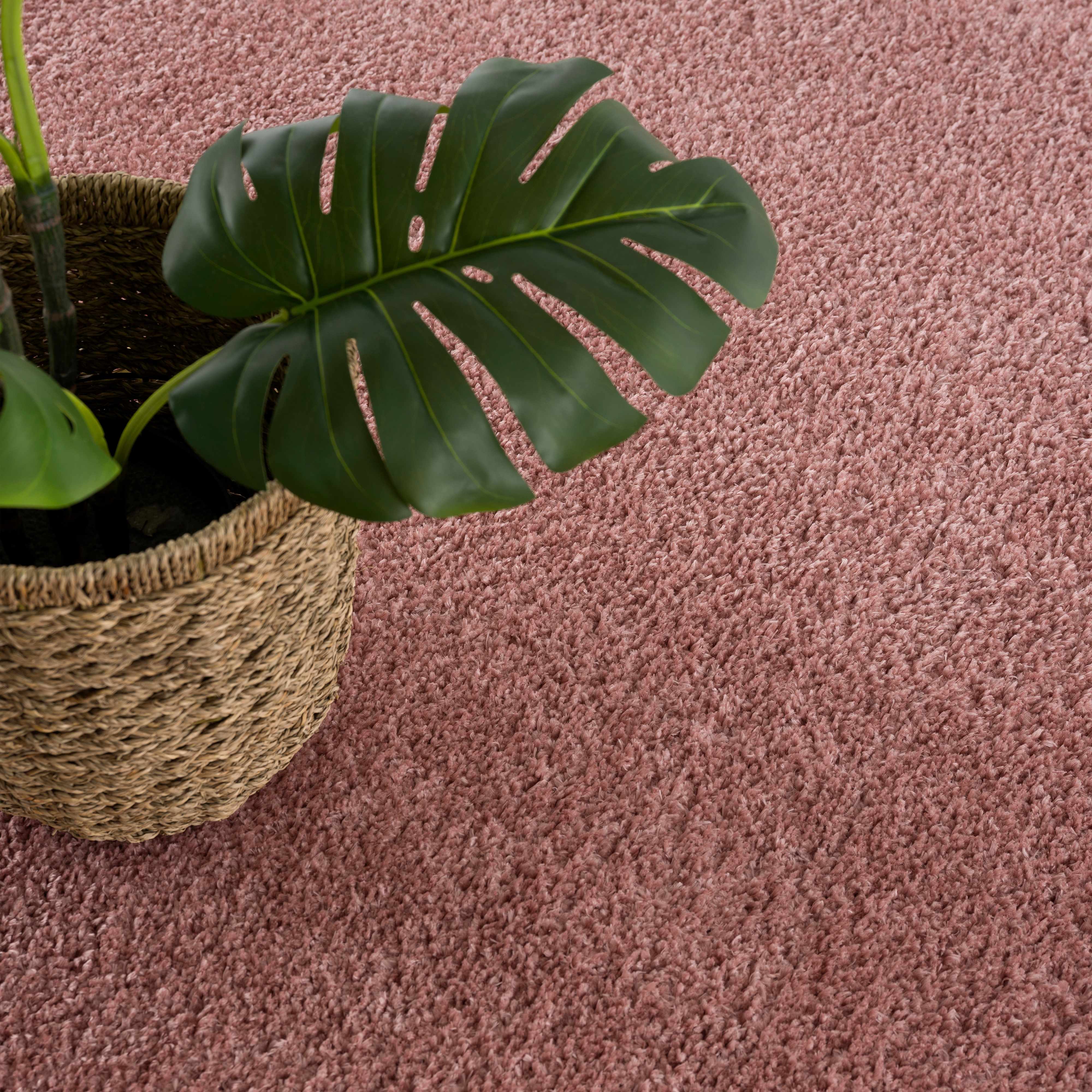 Judy Pink  Plush Washable Area Rug - Clearance - Image 4