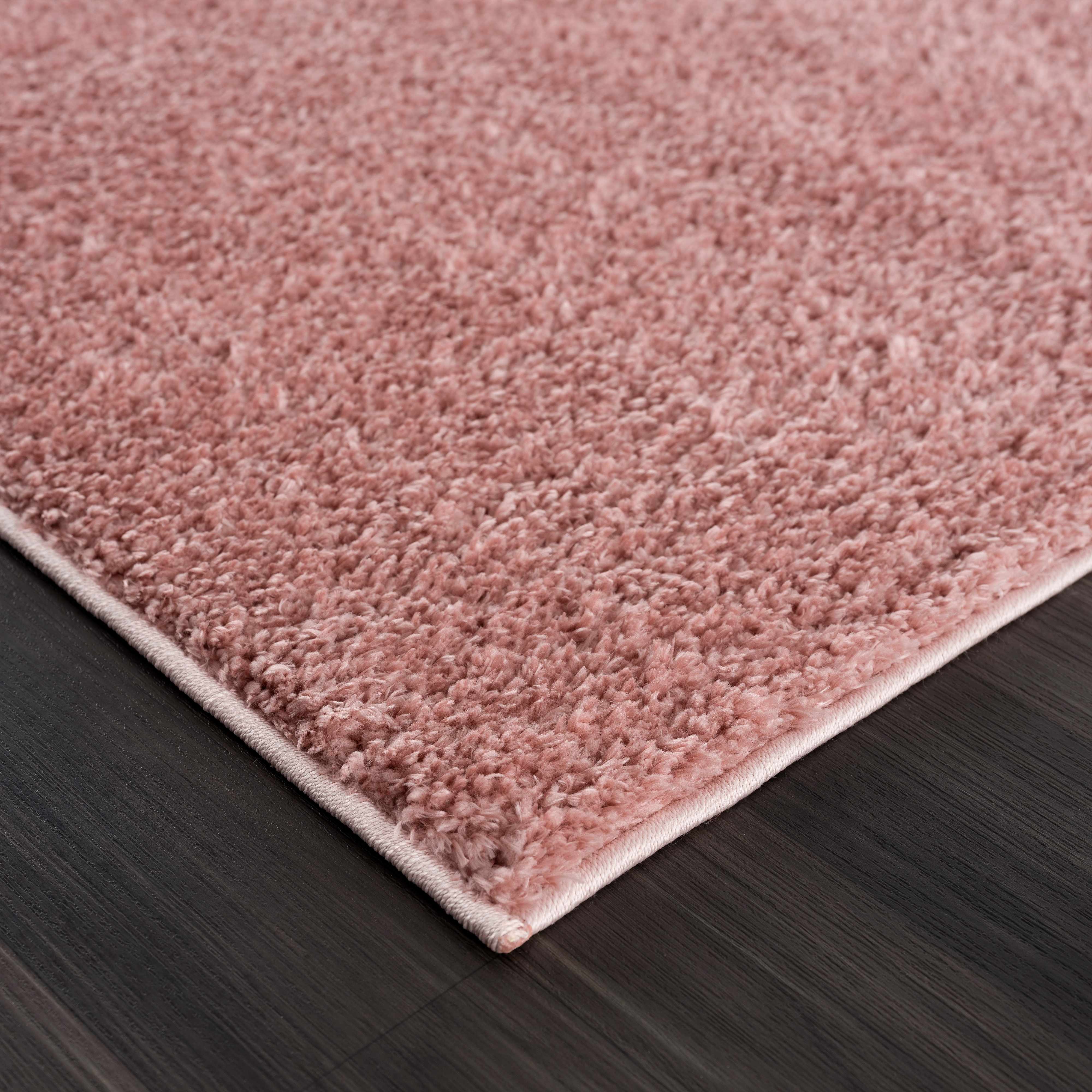 Judy Pink  Plush Washable Area Rug - Clearance - Image 5