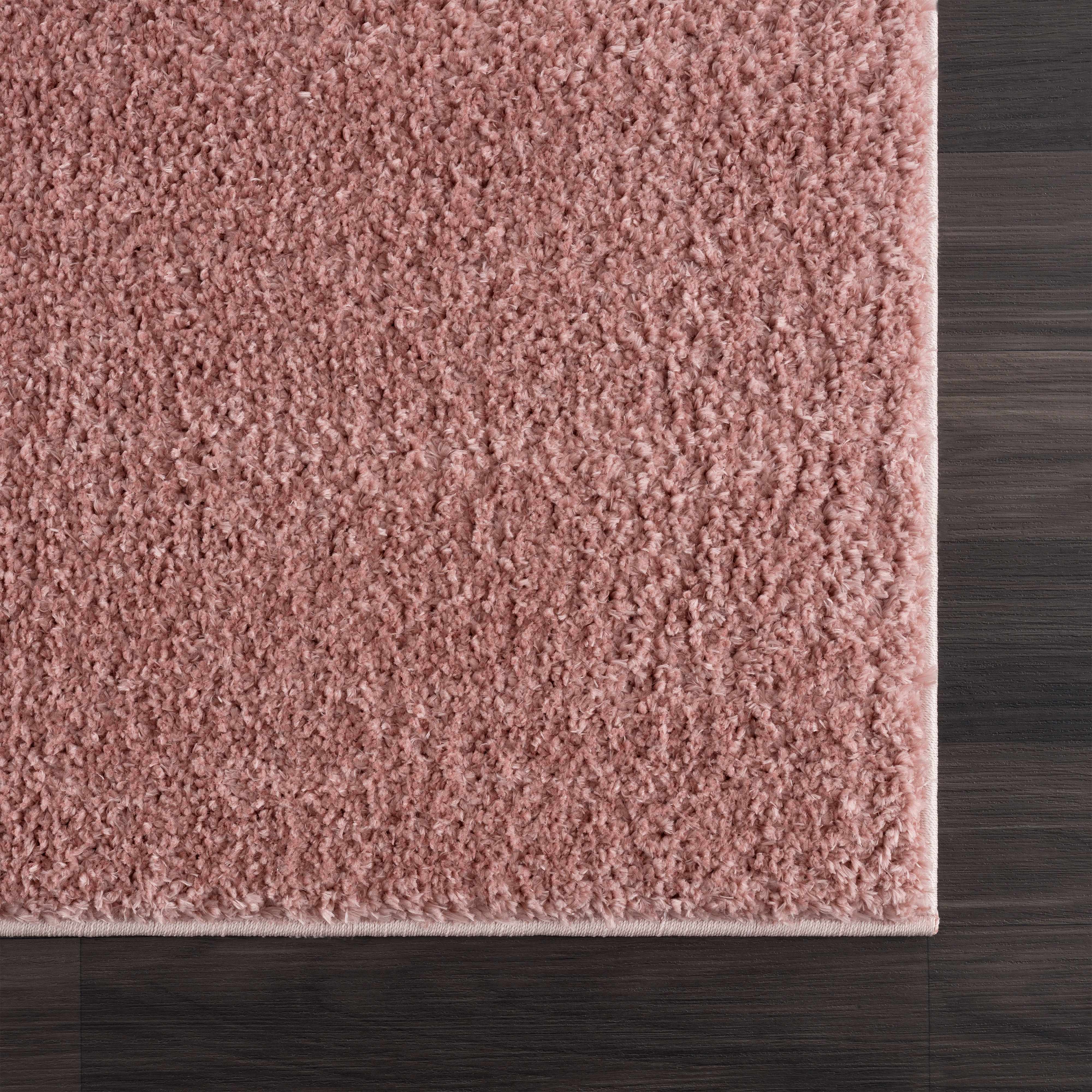 Judy Pink  Plush Washable Area Rug - Clearance - Image 9
