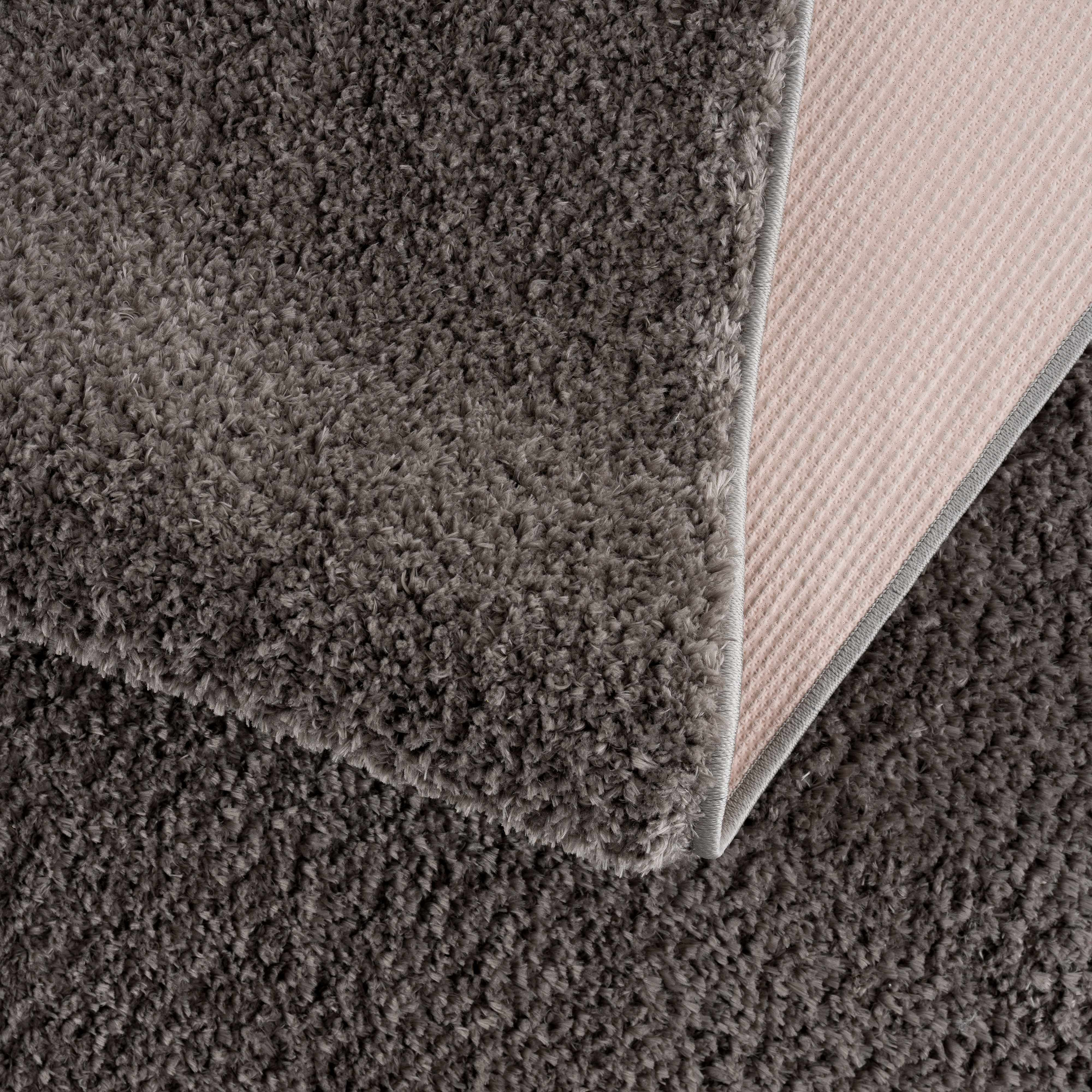 Judy Solid Dark Gray Washable Shag Rug - Promo - Image 13