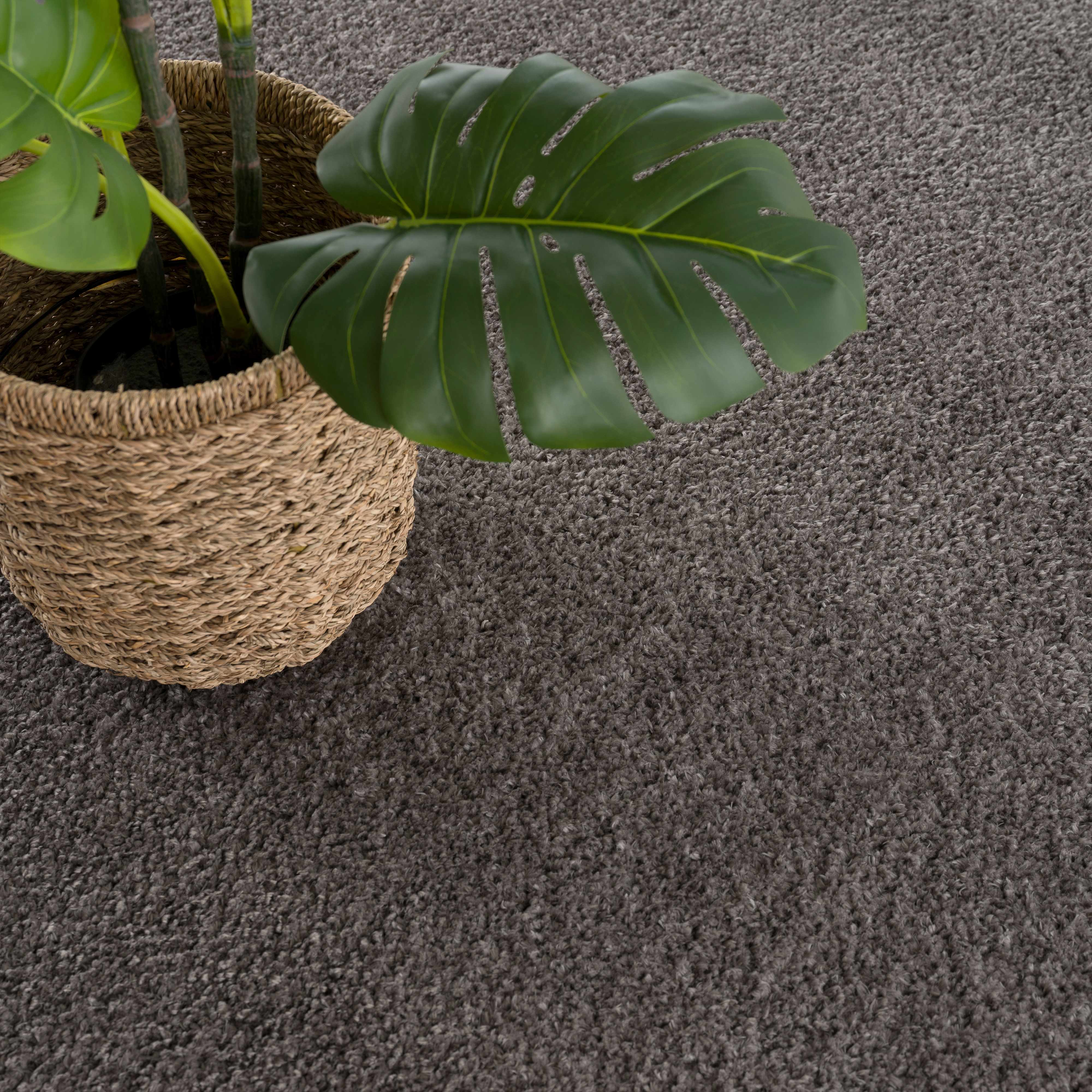 Judy Solid Dark Gray Washable Shag Rug - Promo - Image 4