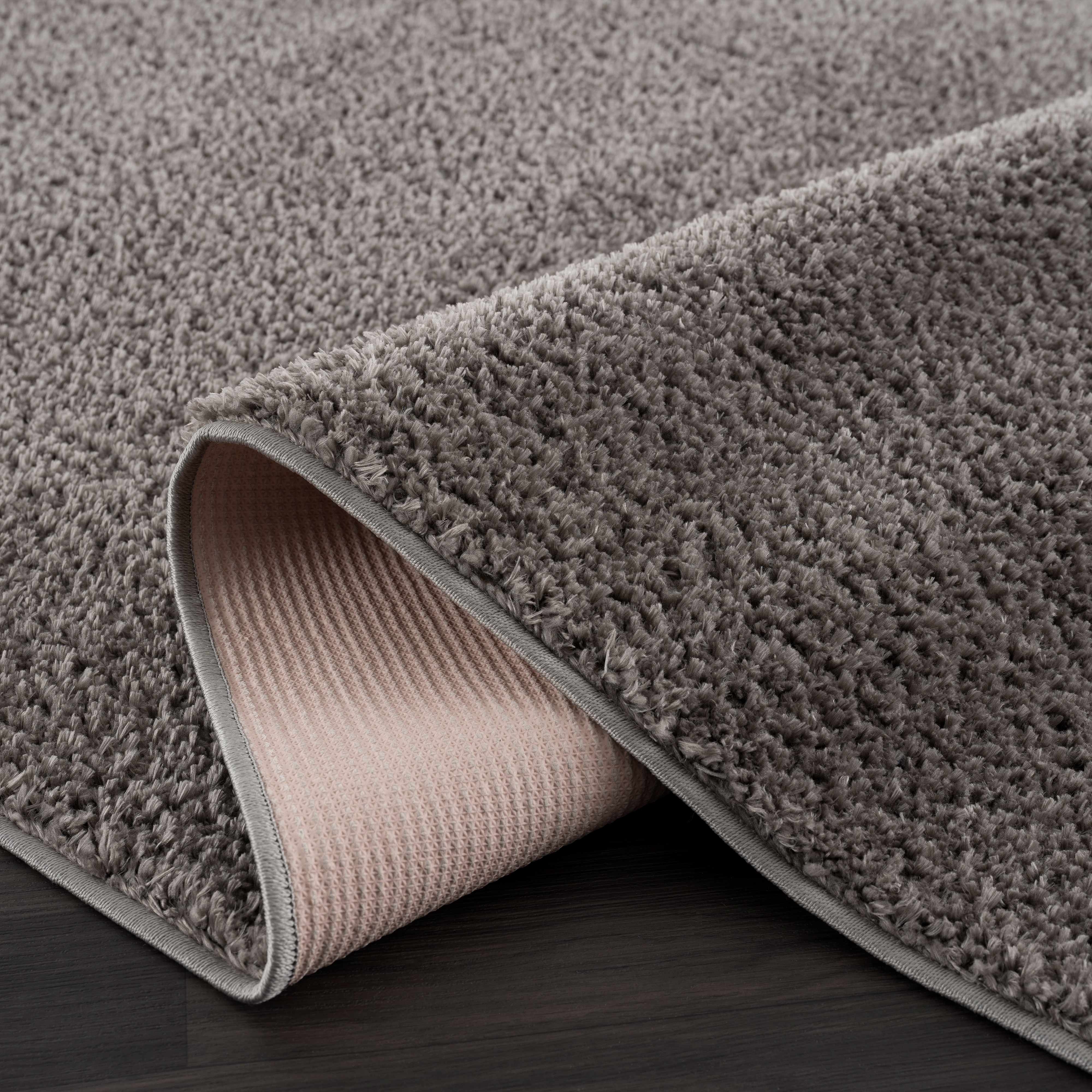 Judy Solid Dark Gray Washable Shag Rug - Promo - Image 7