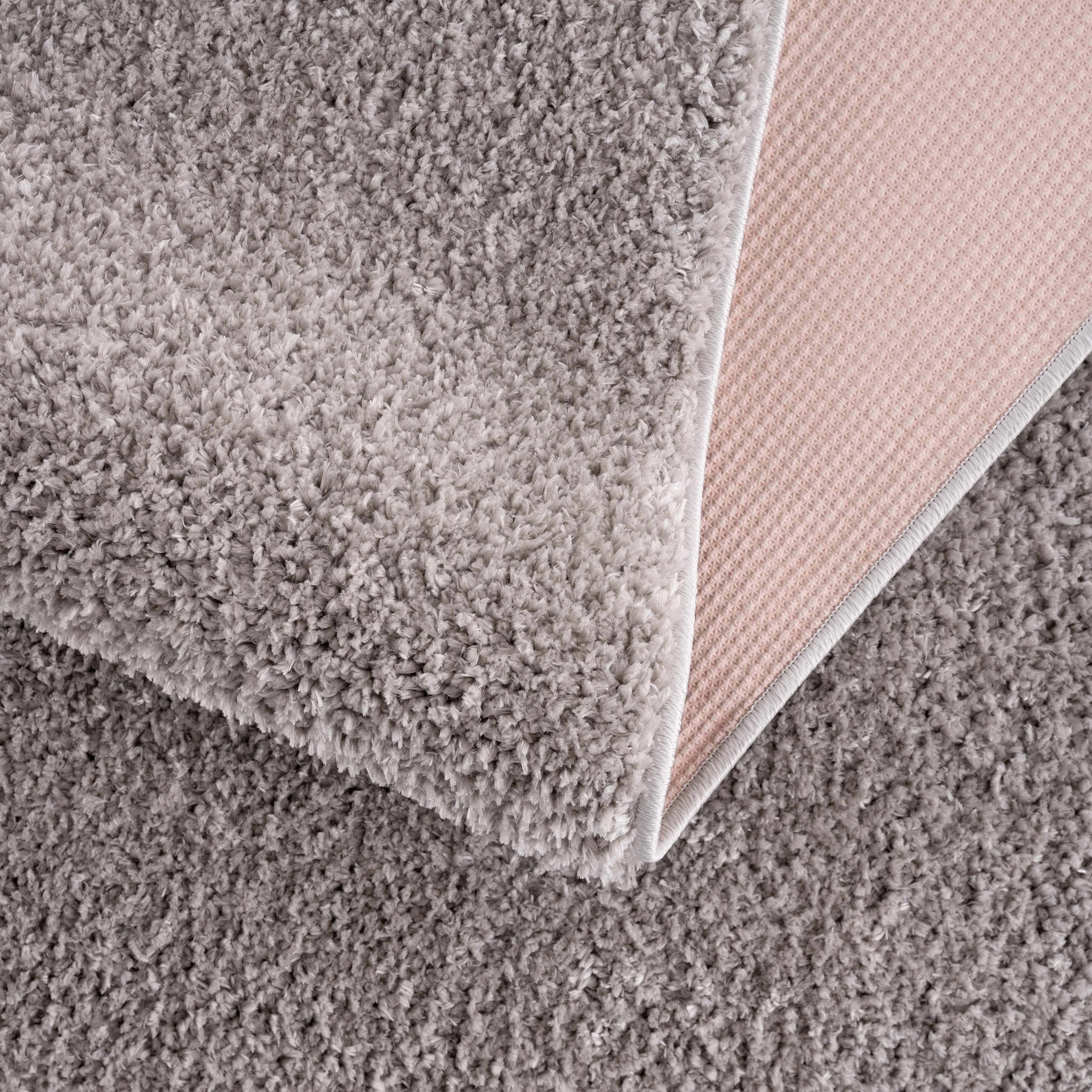 Judy Solid Gray Washable Shag Rug - Image 13