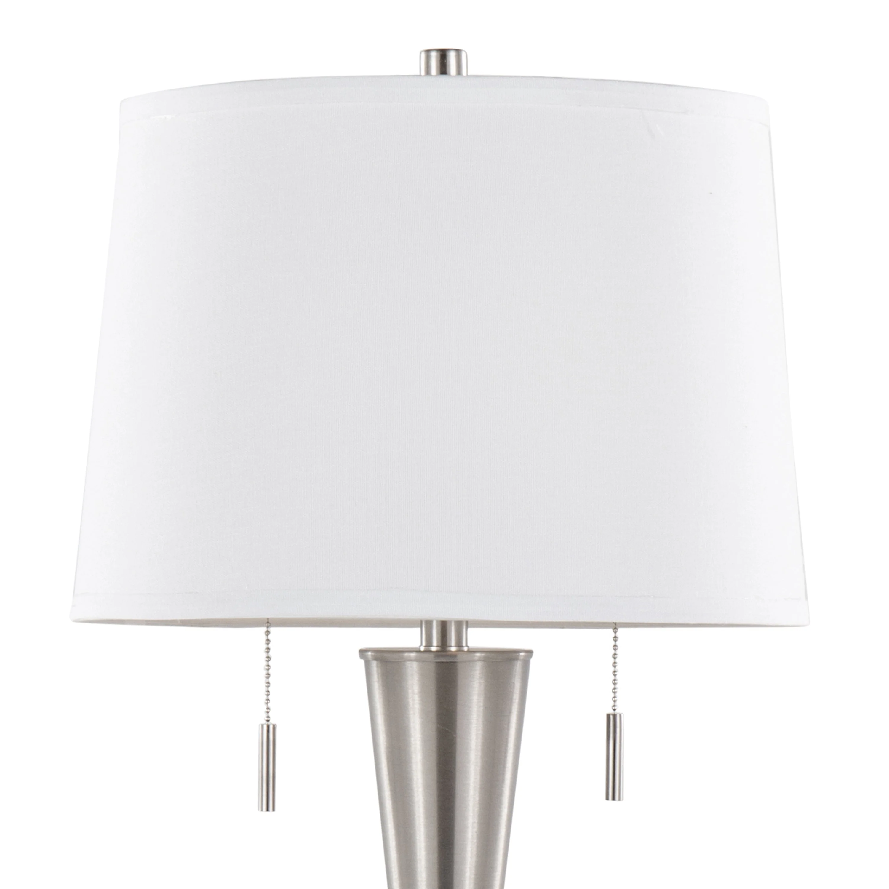 Jules 30.25" Contemporary Metal Table Lamp with Built-In USB Port - Set of 2 - Image 5