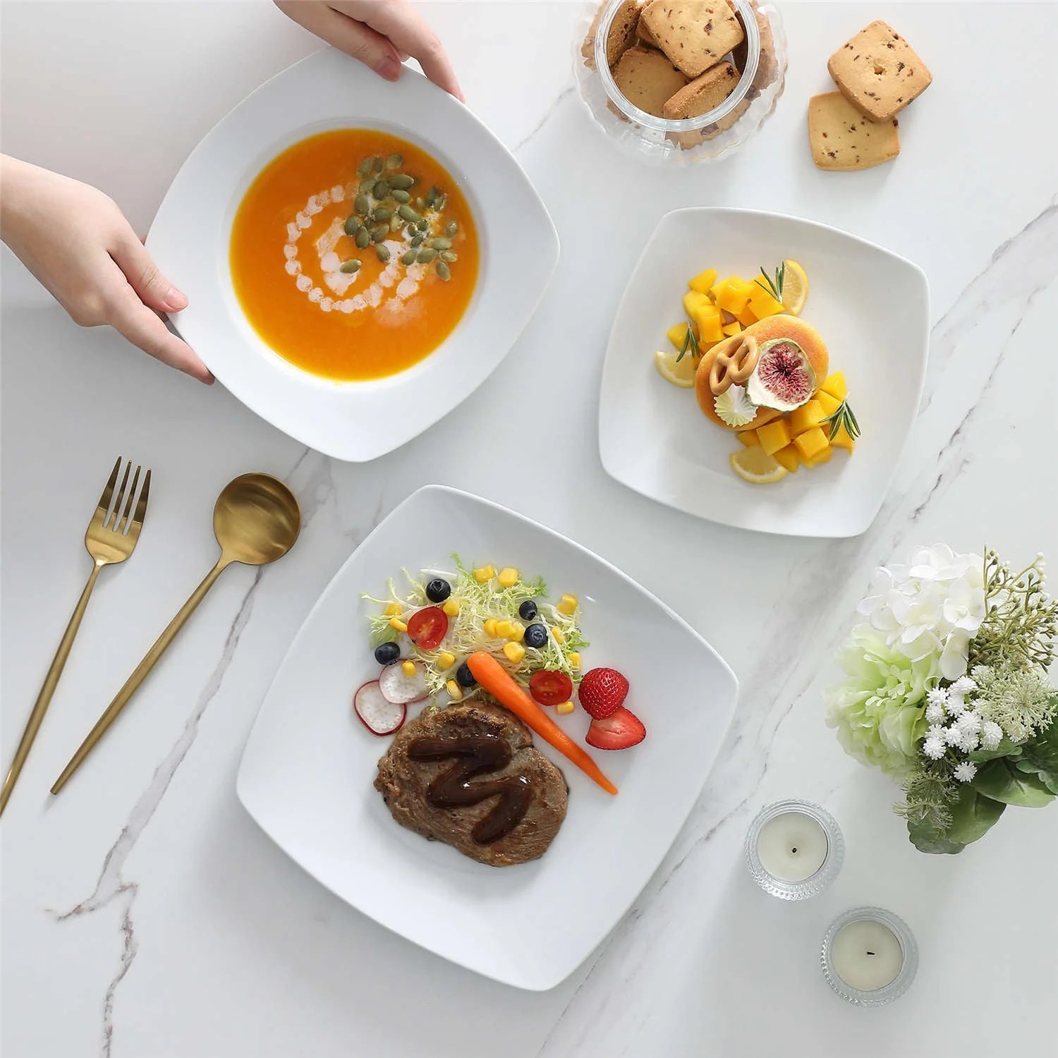 Julia 18 Piece Dinnerware Set - Image 2