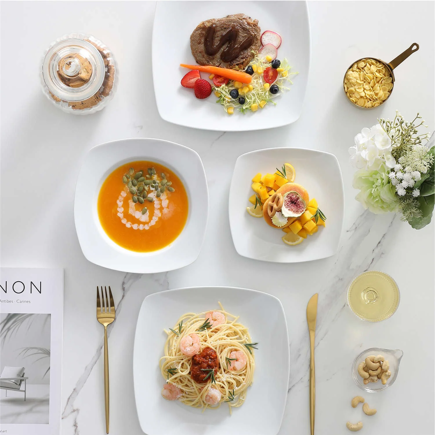Julia 18 Piece Dinnerware Set - Image 4